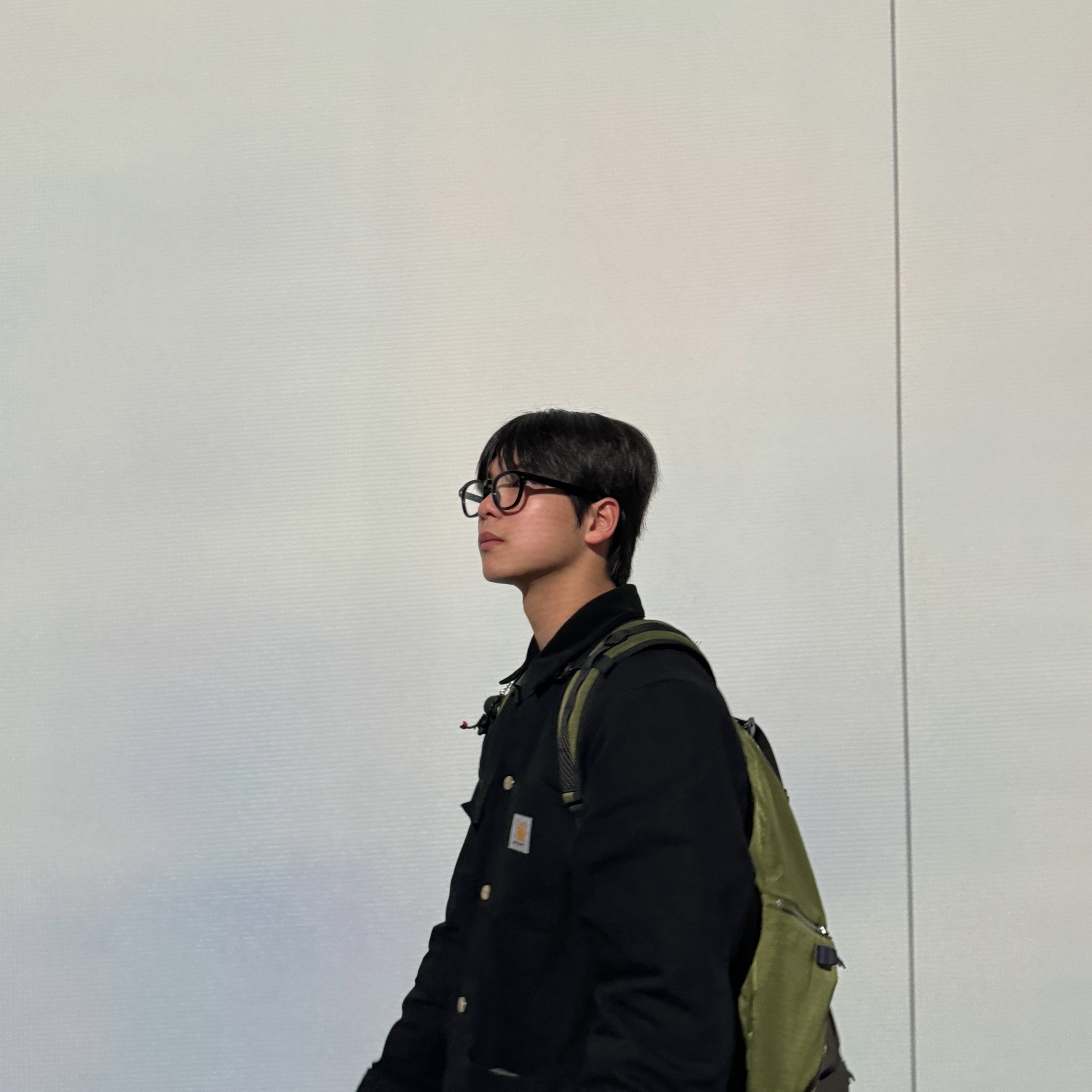 Carhartt WIP Dearborn Canvas (unlined) Michigan Chore Coat Black Black Rinsed - Spring 착용 스타일 - 1