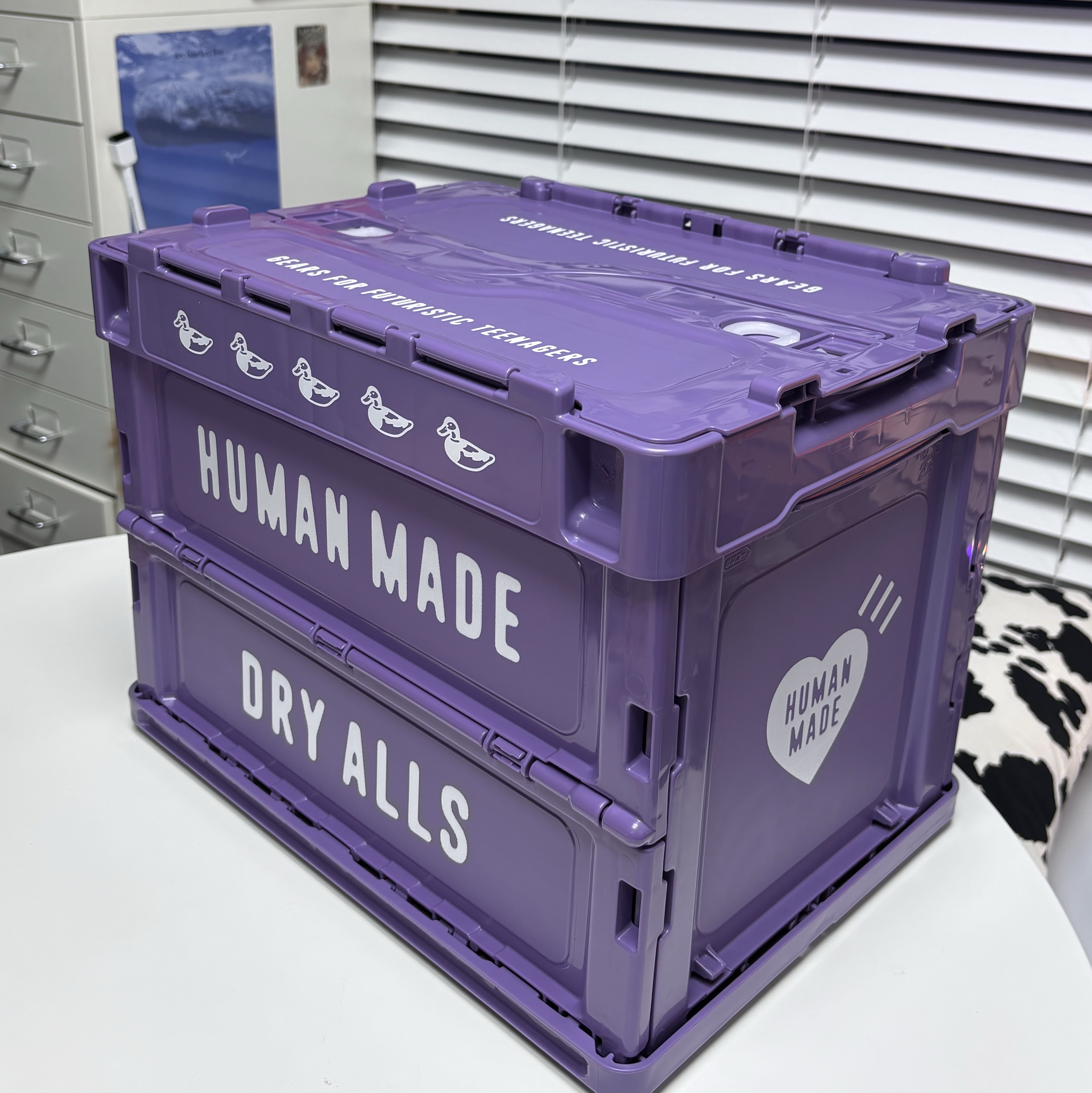 Human Made Container 20L Purple 착용 스타일 - 3