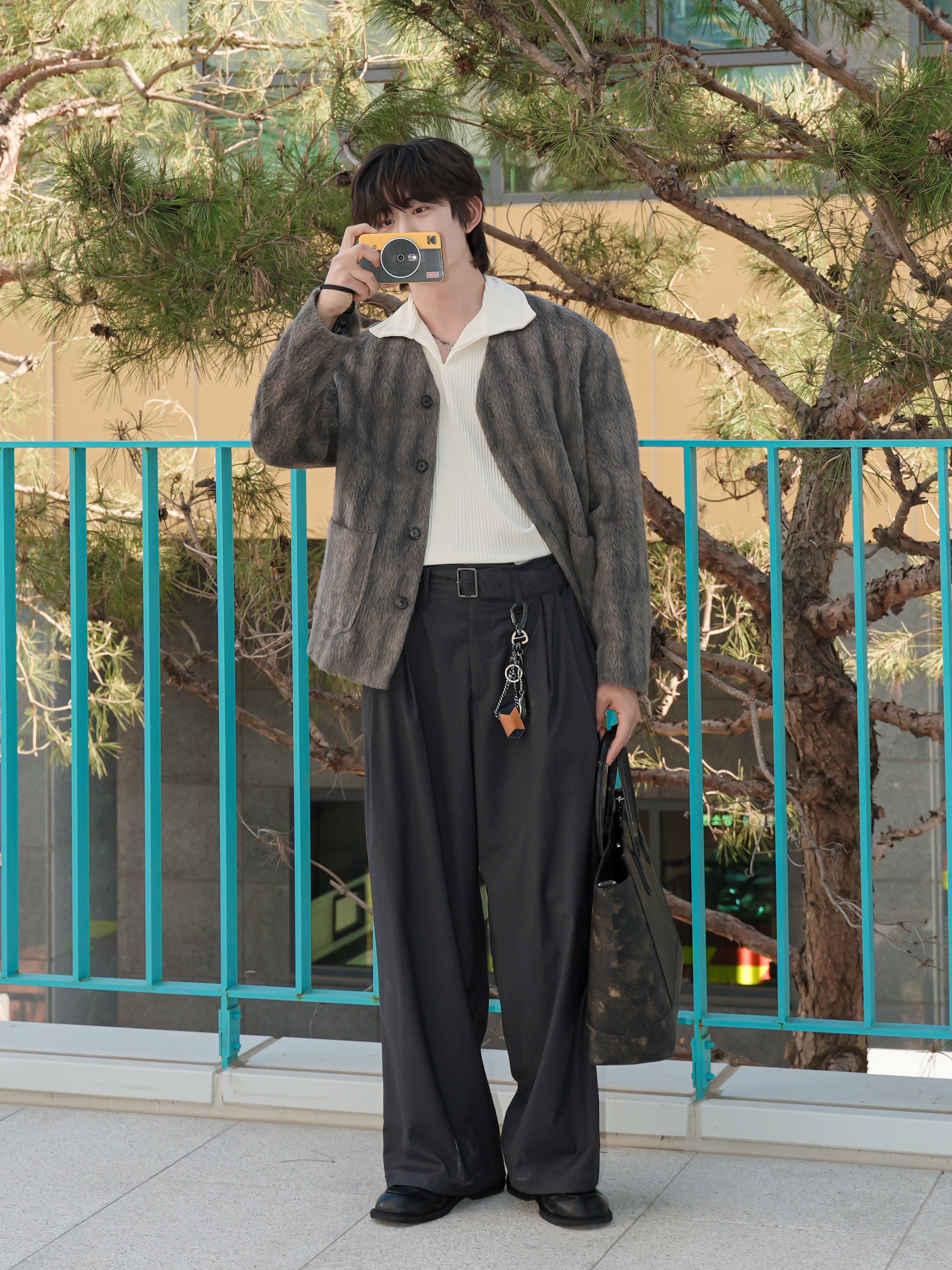 Kinchi Ovate - 500 (a) Black 착용 스타일 - 1