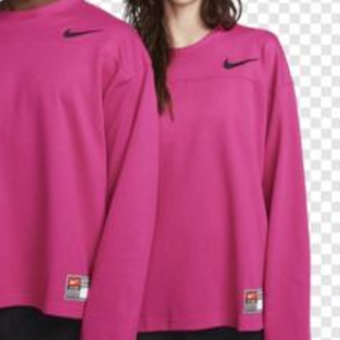 Nike x Stussy Long Sleeve Top Fireberry (FJ9164-615) 착용 스타일 - 1
