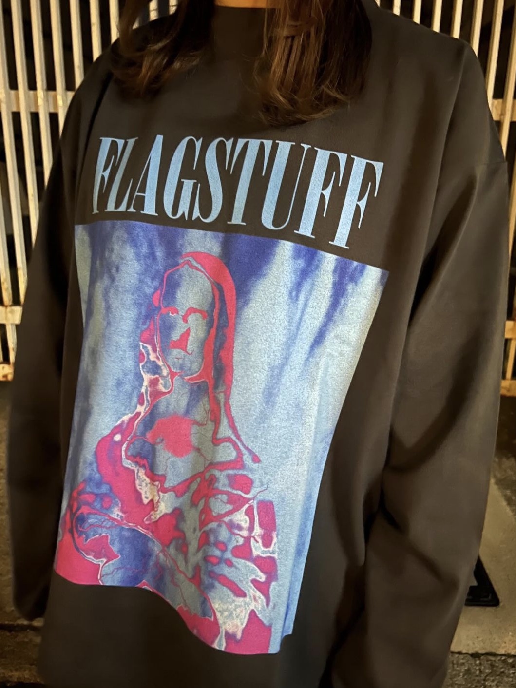 Flagstuff Mutt LS Tee Black 착용 스타일 - 3