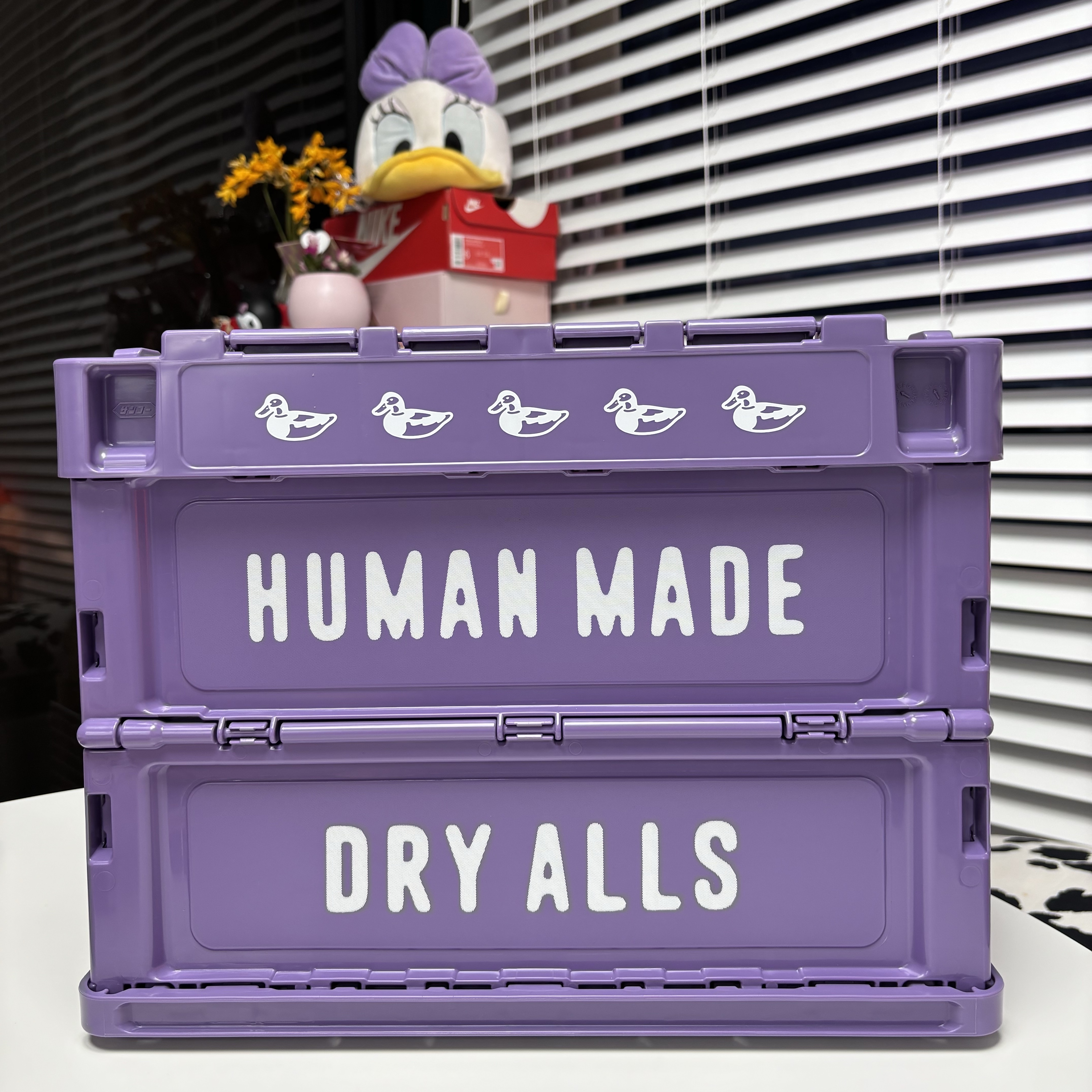 Human Made Container 20L Purple 착용 스타일 - 2
