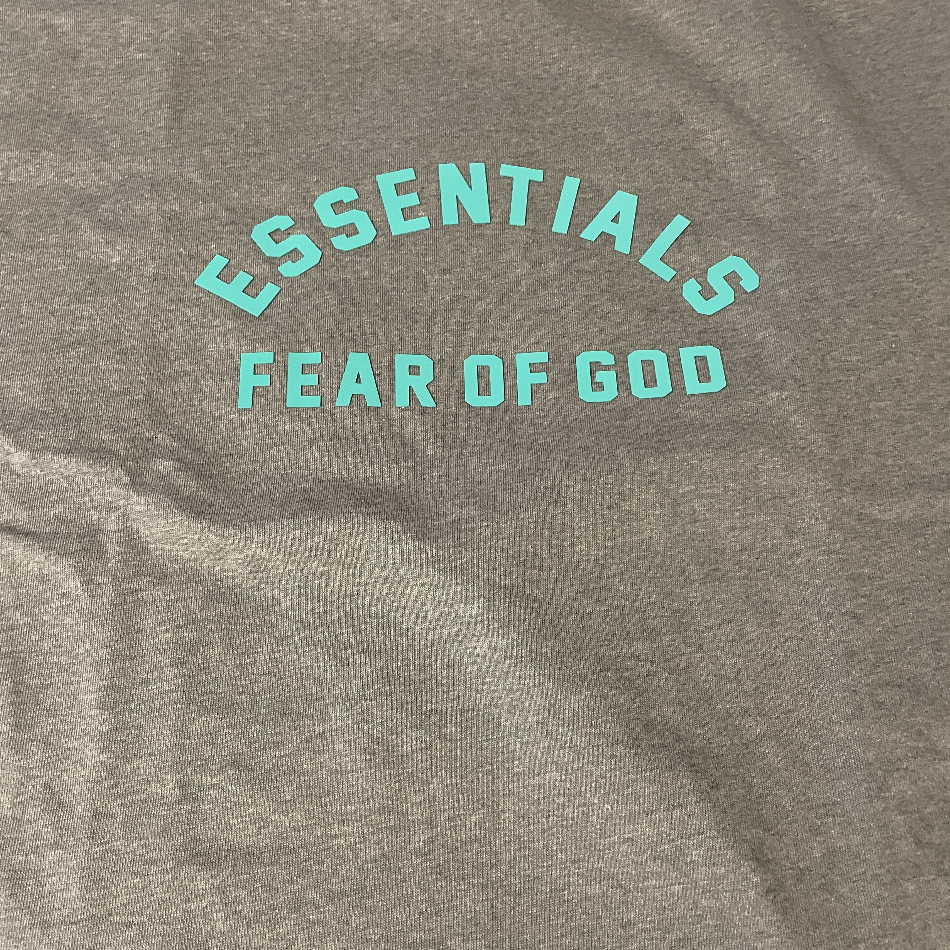 Essentials Heavy Jersey Crewneck T-Shirt Dark Heather Oatmeal - 24SS 착용 스타일