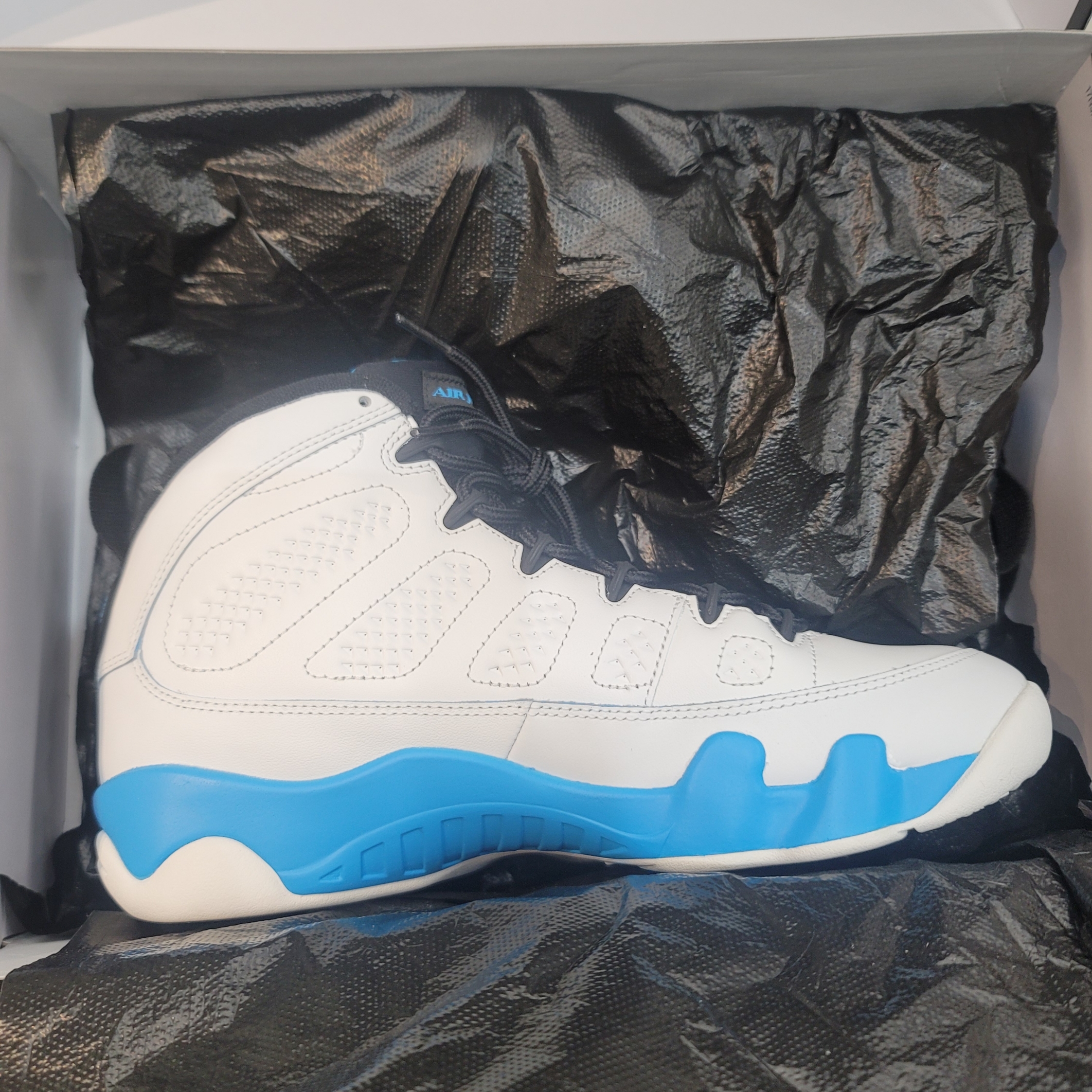 Jordan 9 Retro Powder Blue 착용 스타일 - 5