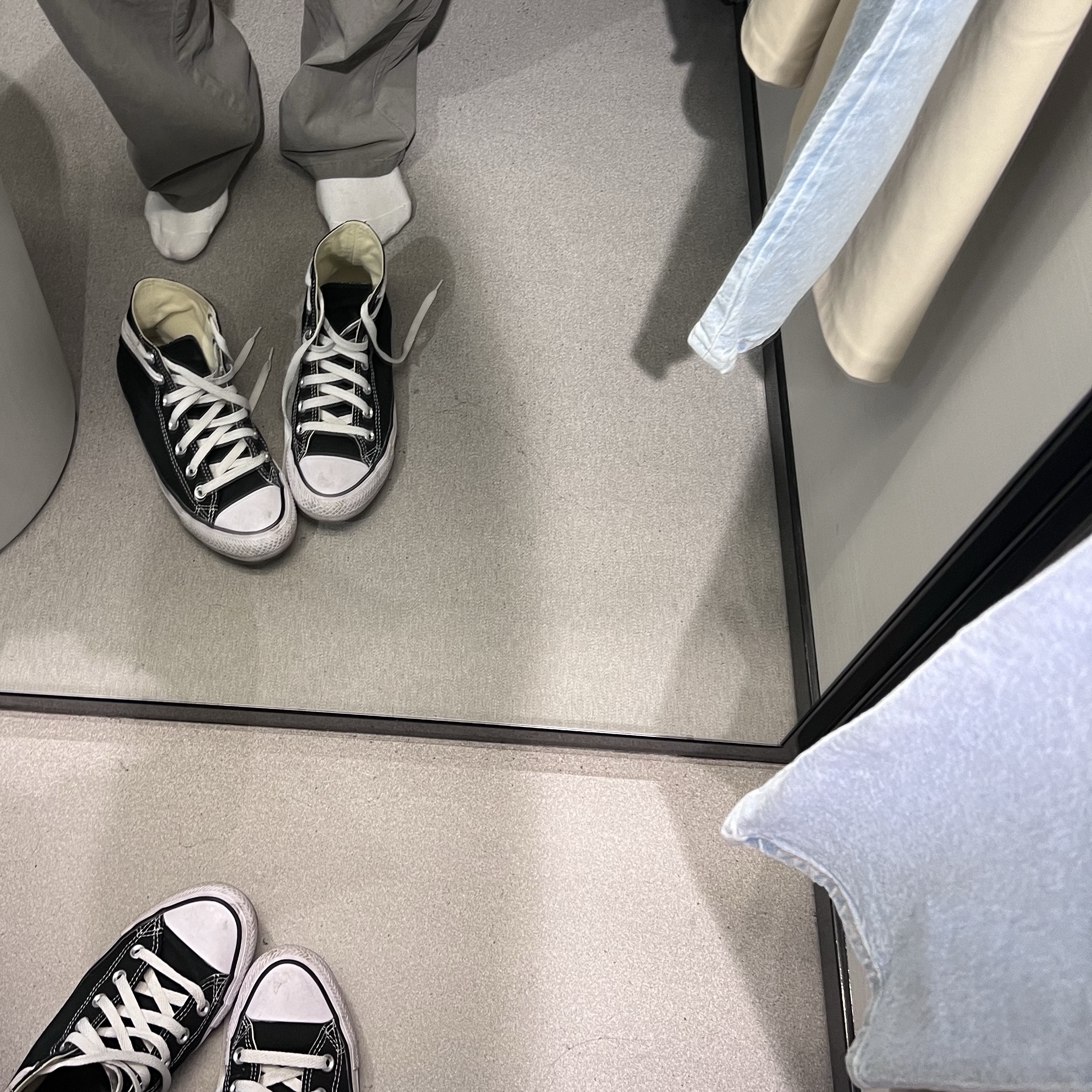 Converse Chuck Taylor All Star Hi Black 착용 스타일 - 2