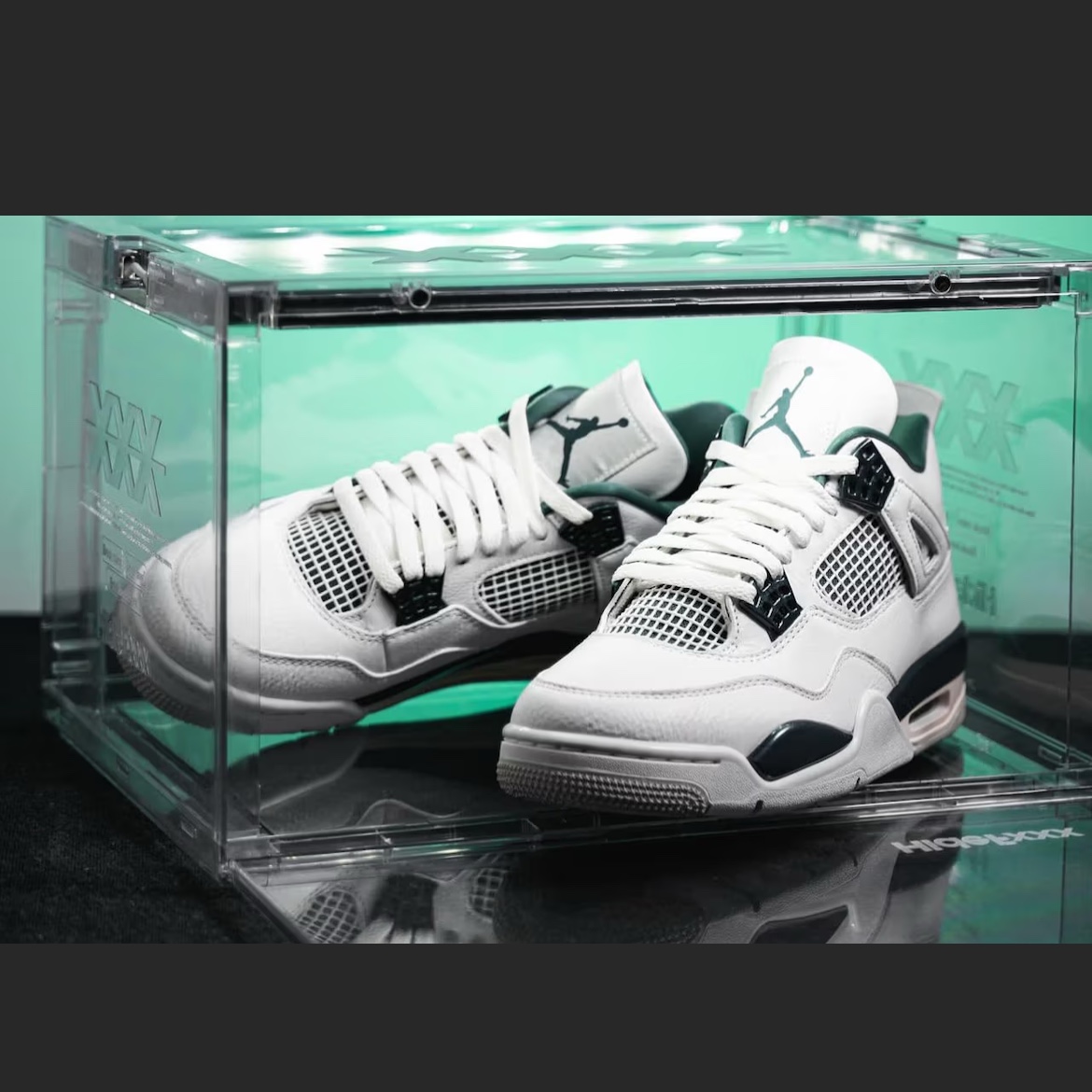 Jordan 4 Retro Oxidized Green 착용 스타일 - 3