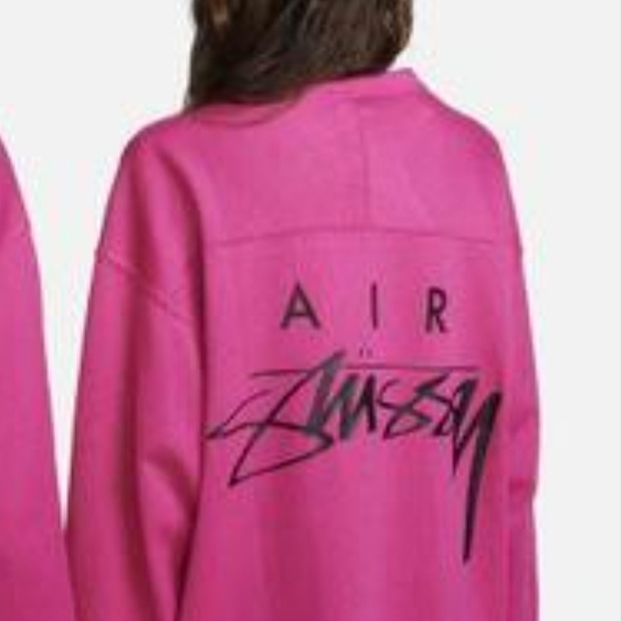 Nike x Stussy Long Sleeve Top Fireberry (FJ9164-615) 착용 스타일 - 6