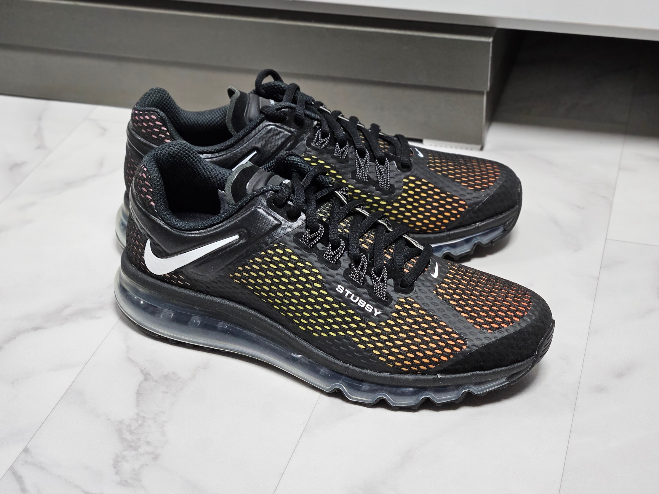 Nike x Stussy Air Max 2013 Black 착용 스타일 - 10