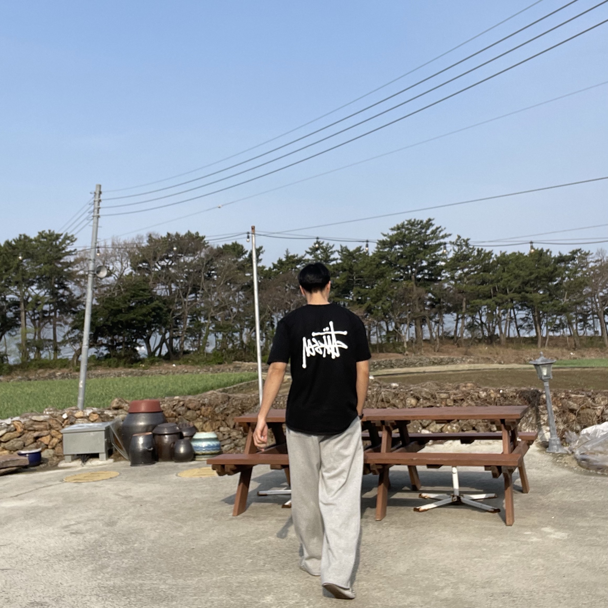 Stussy Basic Stussy T-Shirt Black 2023 착용 스타일 - 1
