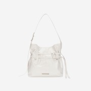 Matin Kim Double Belted Strap Big Bag Ivory