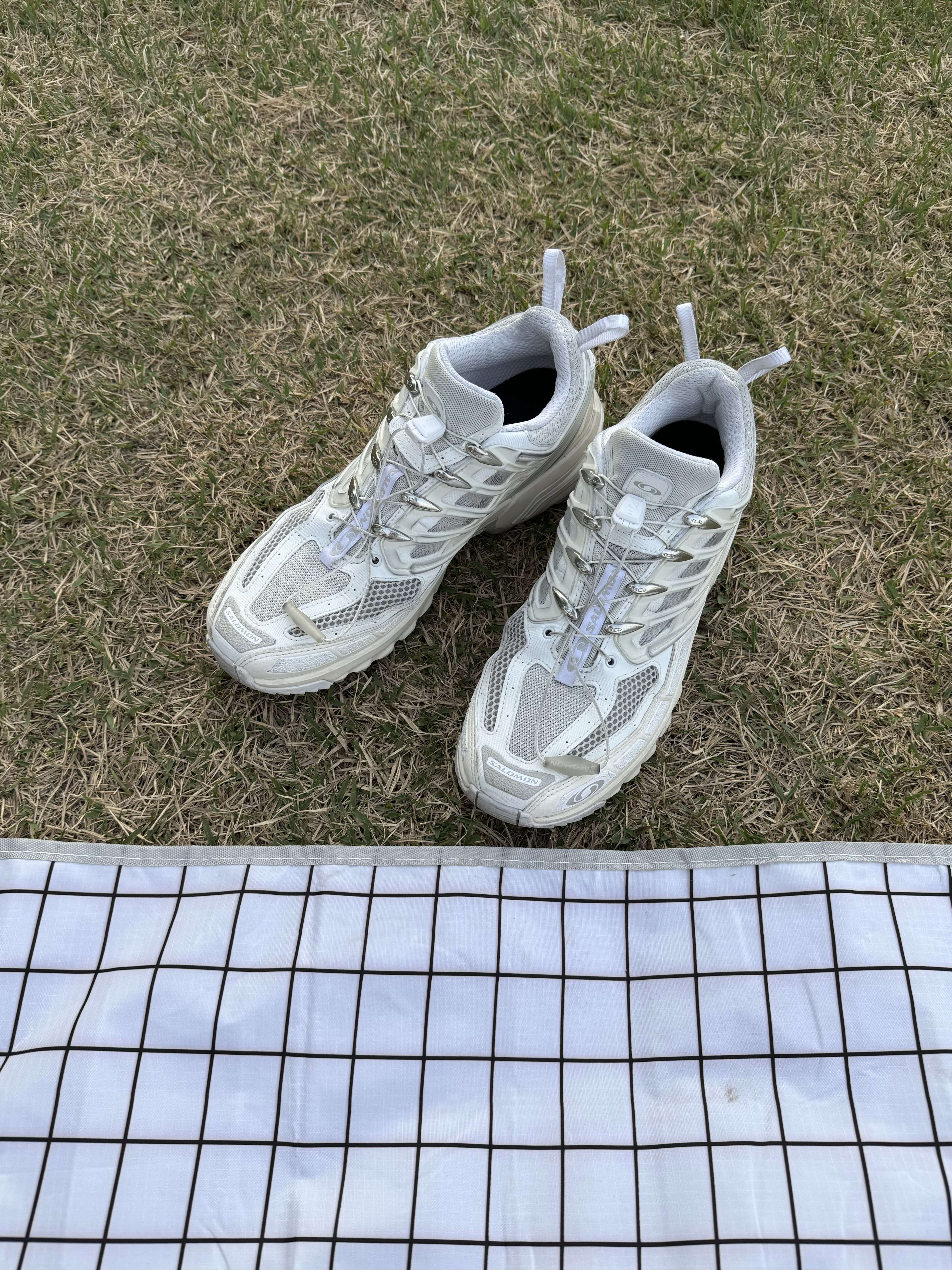 Salomon ACS Pro White Vanilla Ice 착용 스타일 - 3