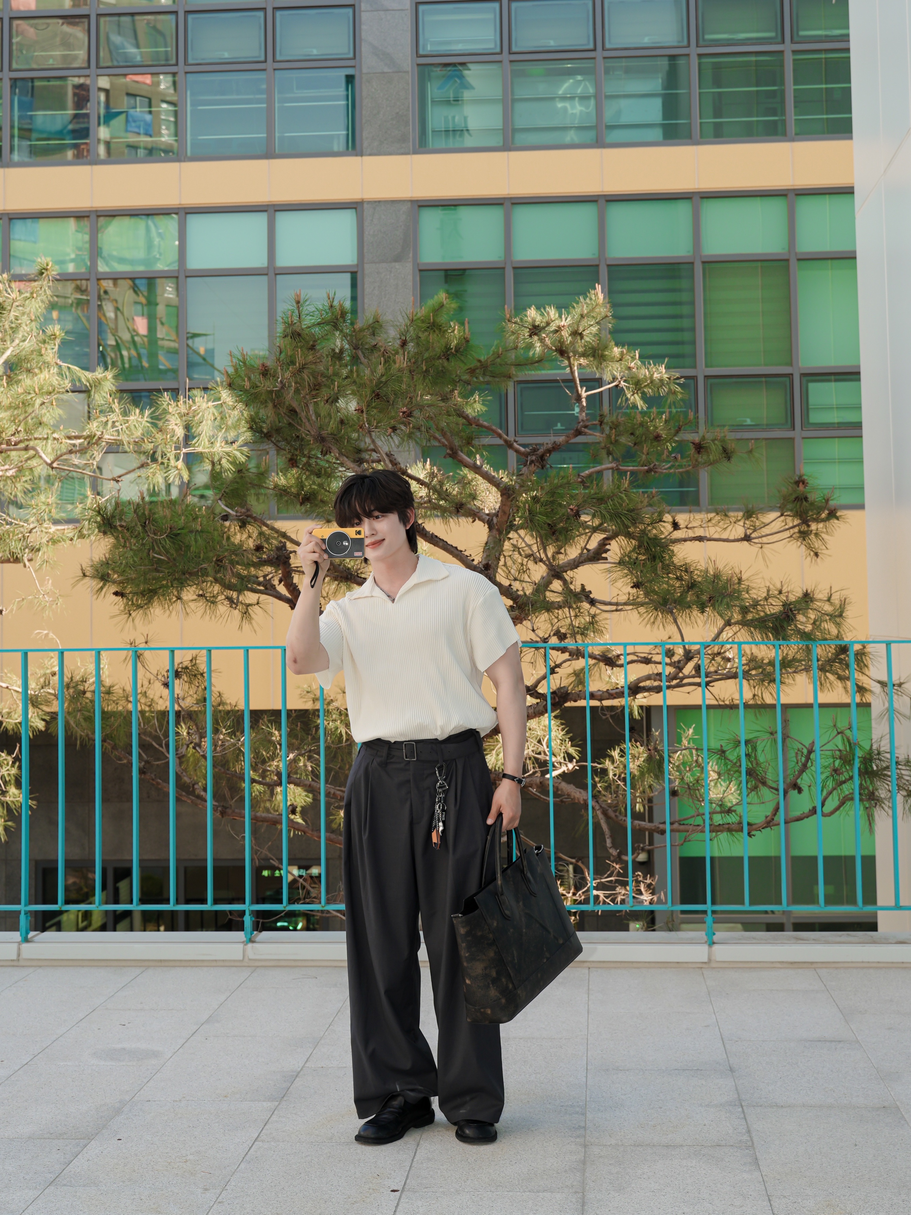 Kinchi Ovate - 500 (a) Black 착용 스타일 - 4
