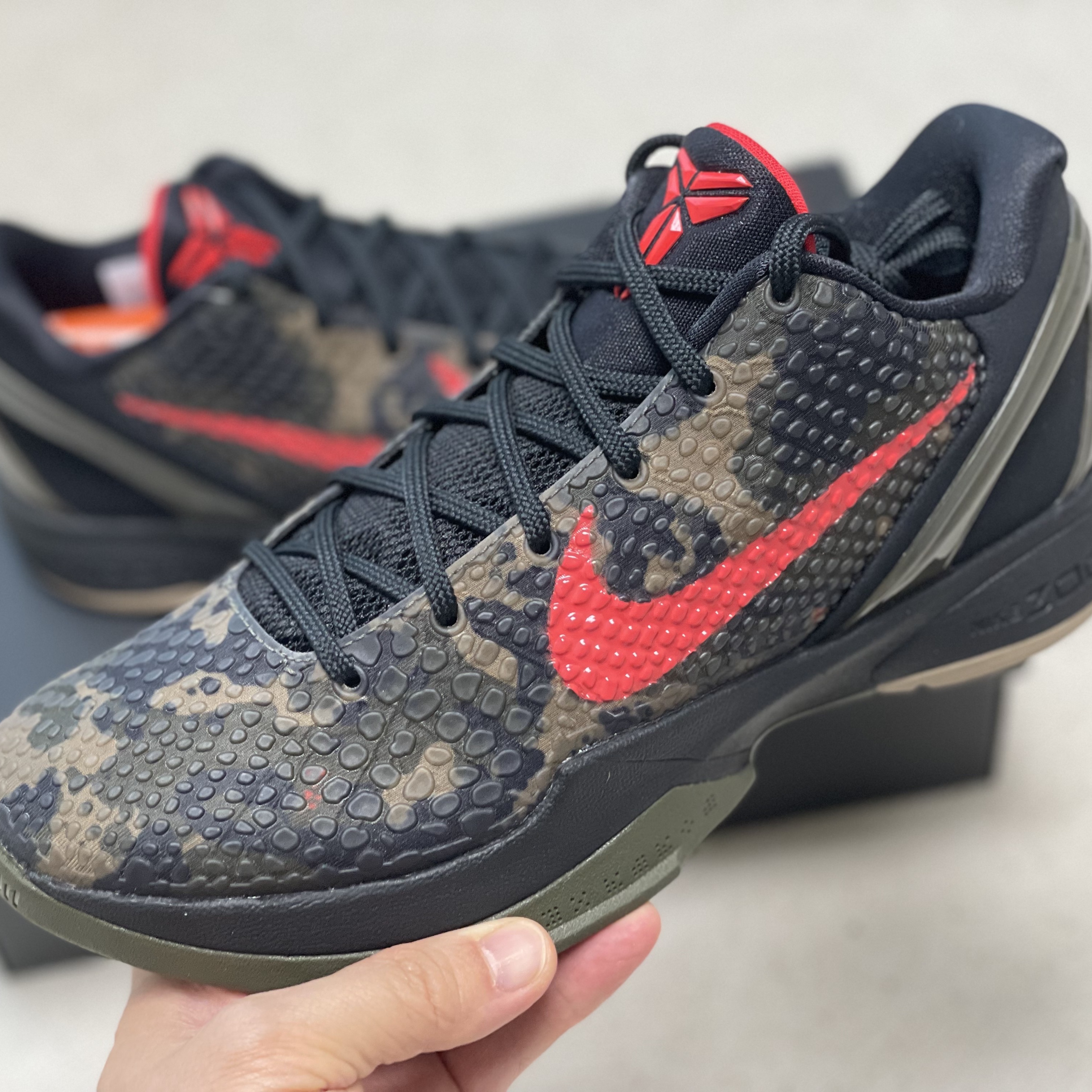 Nike Kobe 6 Protro Italian Camo 착용 스타일