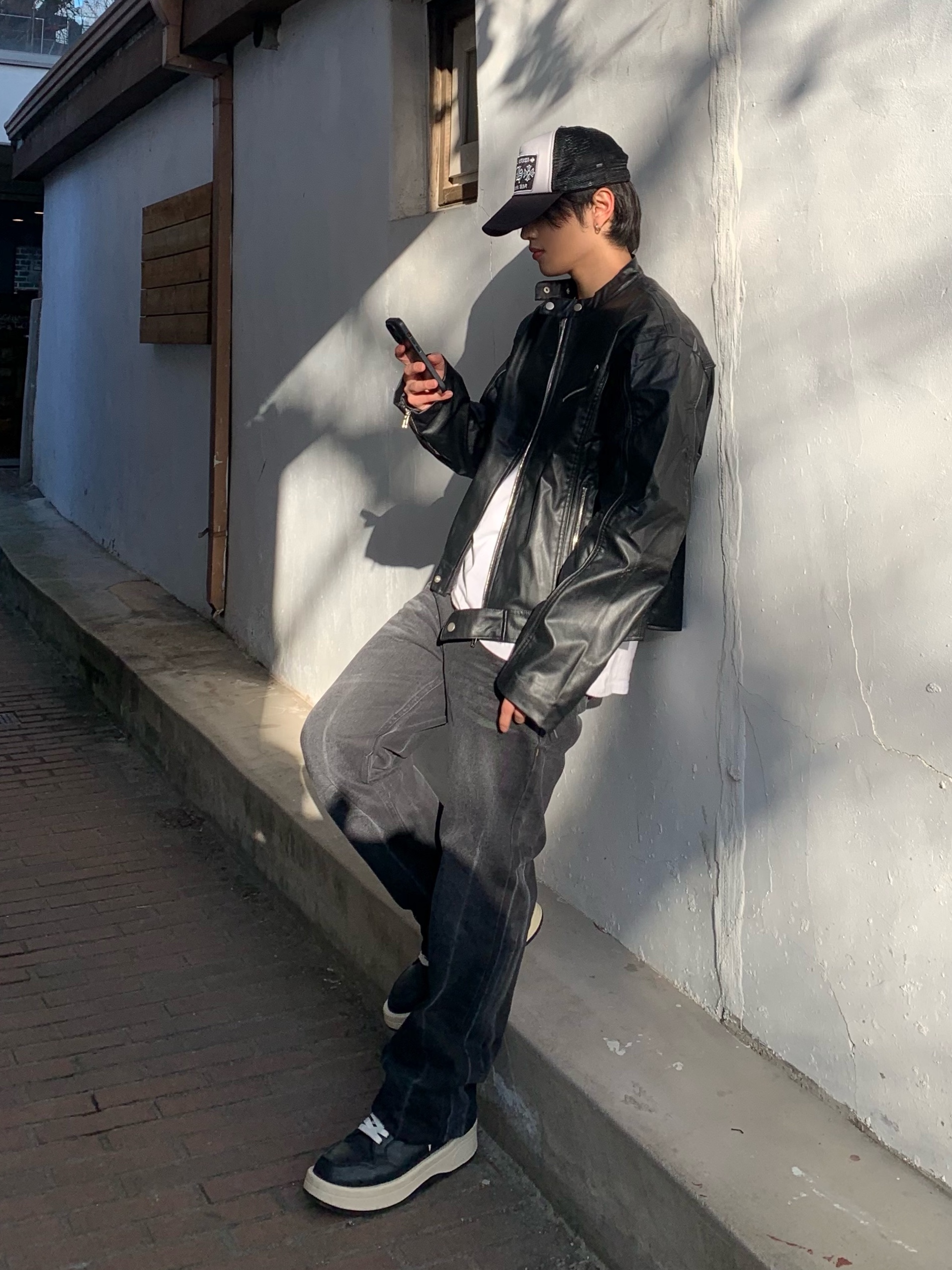 Converse x Drkshdw Turbowpn Black Cream 착용 스타일 - 4