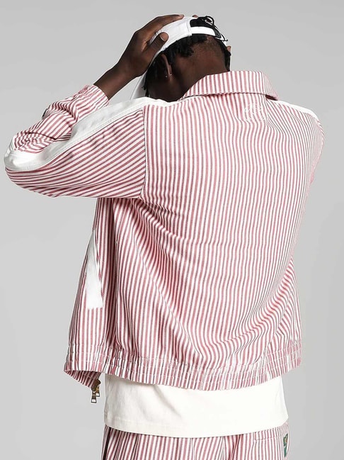 Puma x Rhuigi T7 Summer Jacket Astro Red 착용 스타일 - 2