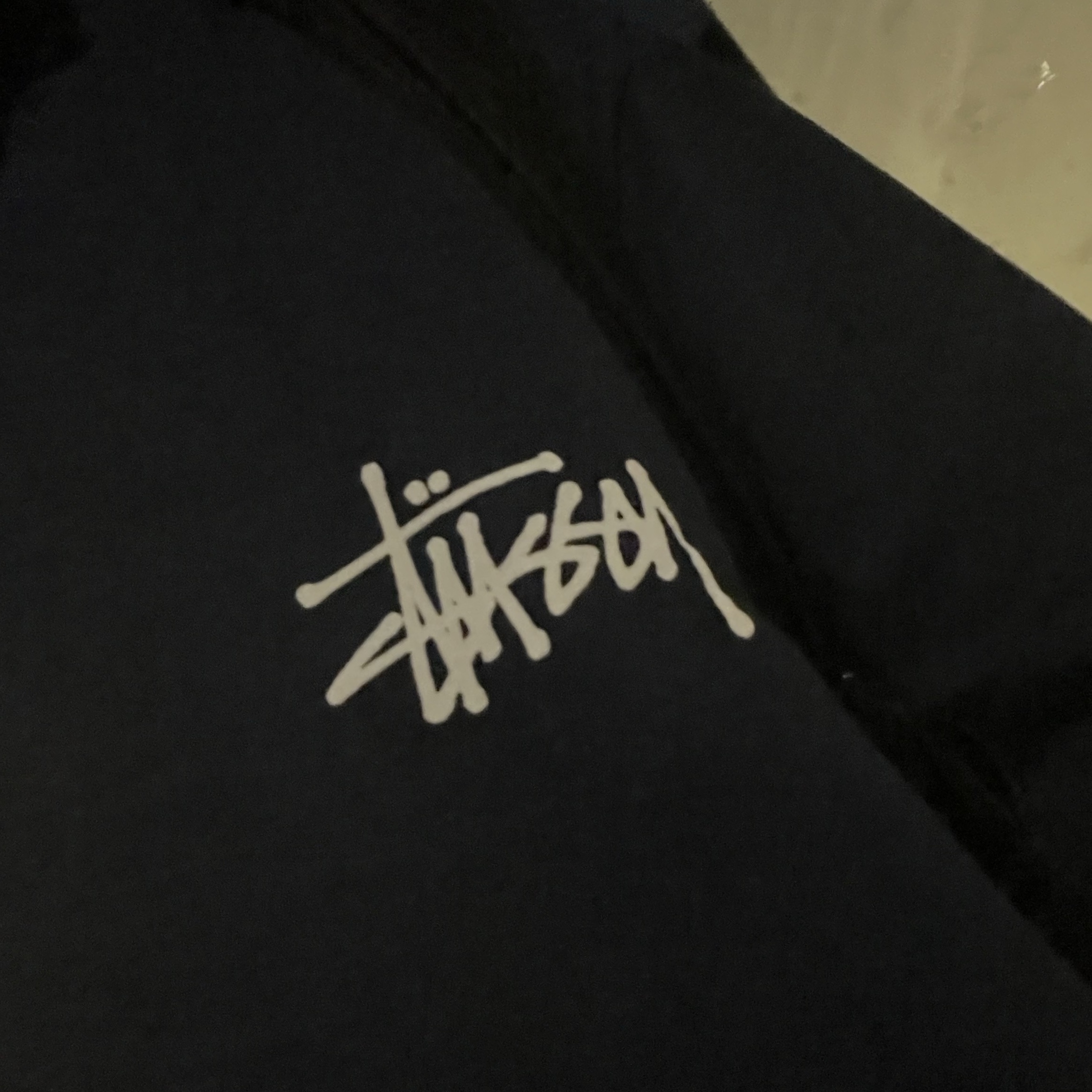 Stussy Basic Stussy T-Shirt Navy 2023 착용 스타일