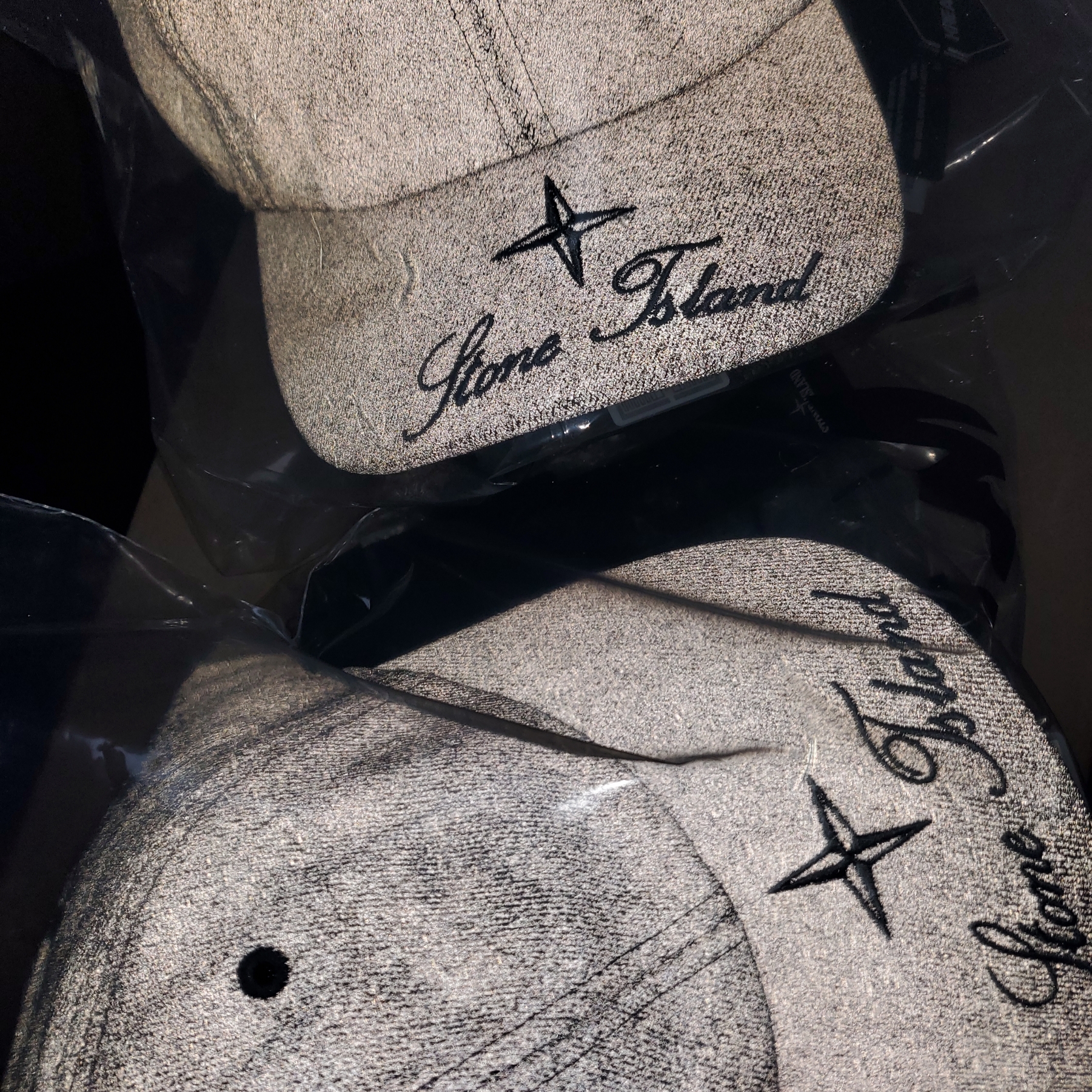 Supreme x Stone Island Denim 6-Panel Reflective - 23FW 착용 스타일