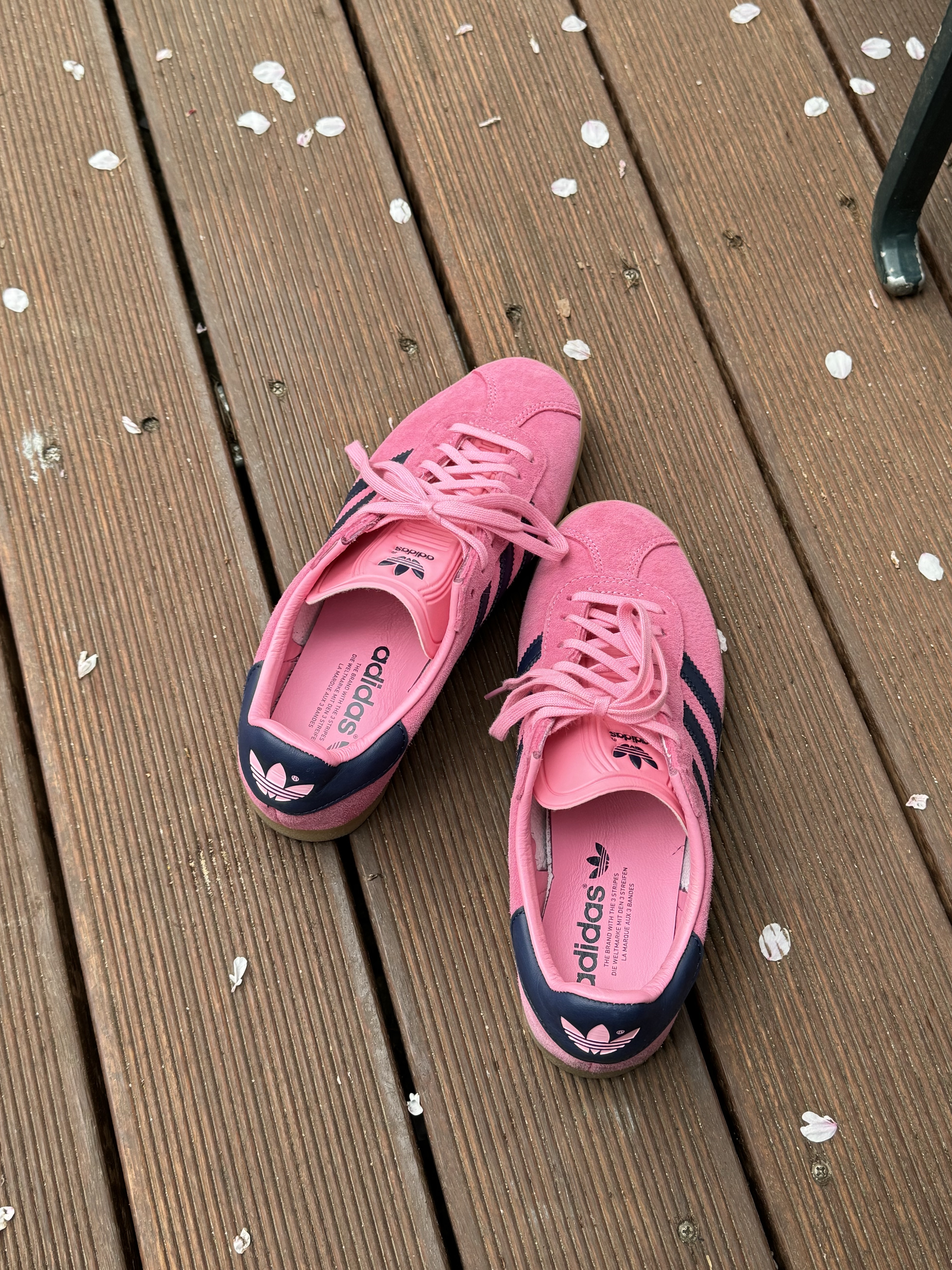 Adidas Gazelle 85 Bliss Pink Dark Blue, [예약 배송] NOS7 x Monamhee SON.hee Cream 착용 스타일 - 2