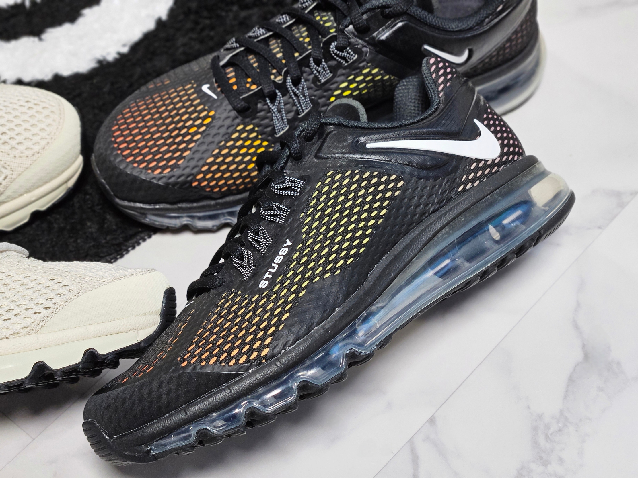 Nike x Stussy Air Max 2013 Black 착용 스타일 - 5