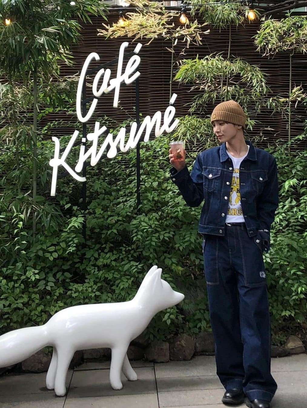 Carhartt WIP Maitland Denim Single Knee Pants Blue Stone Washed, Auralee Hard Twist Denim 5P Pants Indigo 착용 스타일 - 2