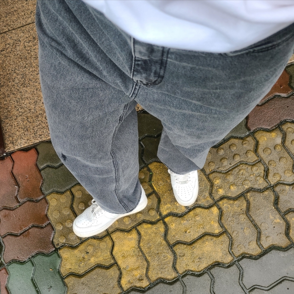 Nike Air Force 1 '07 Low White 착용 스타일