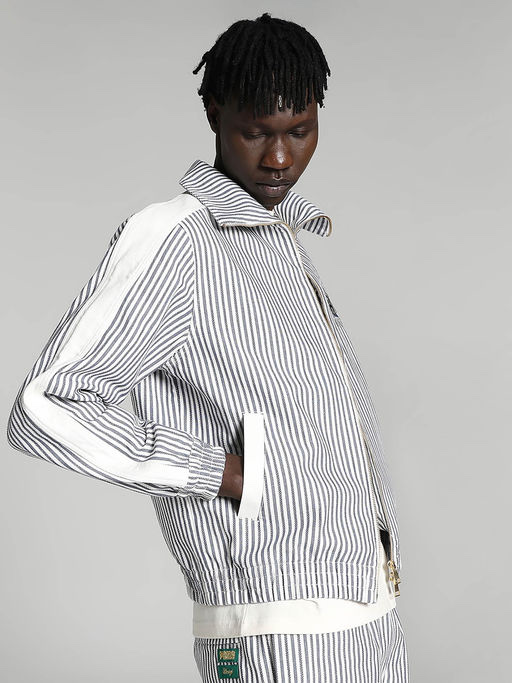 Puma X Rhuigi T7 Summer Jacket Inky Blue 착용 스타일 - 2