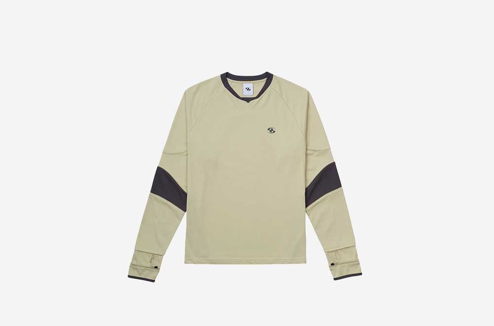 산산기어 파이핑 블락 롱슬리브 옐로우 - 24SS | Sansan Gear