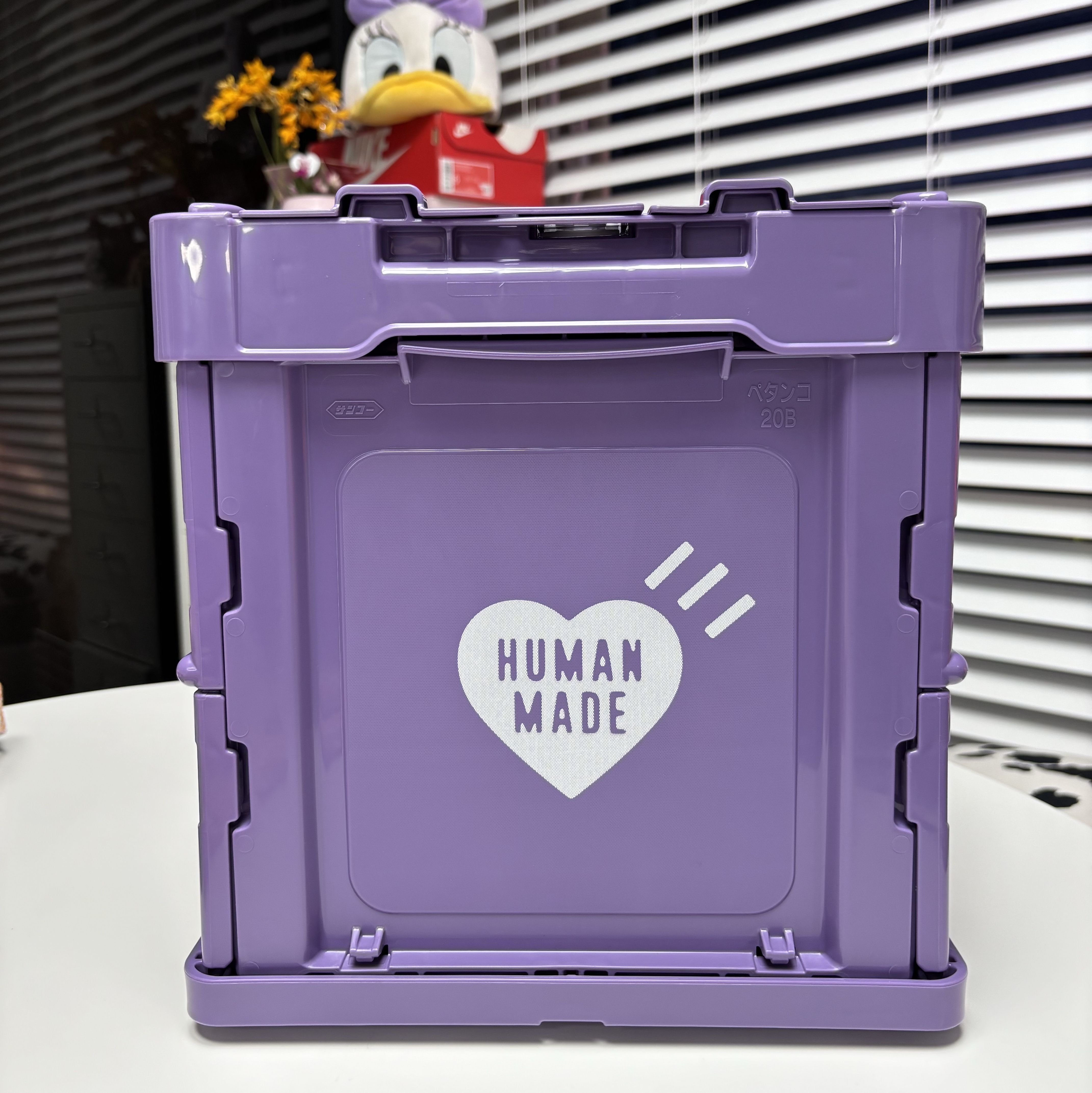 Human Made Container 20L Purple 착용 스타일 - 1