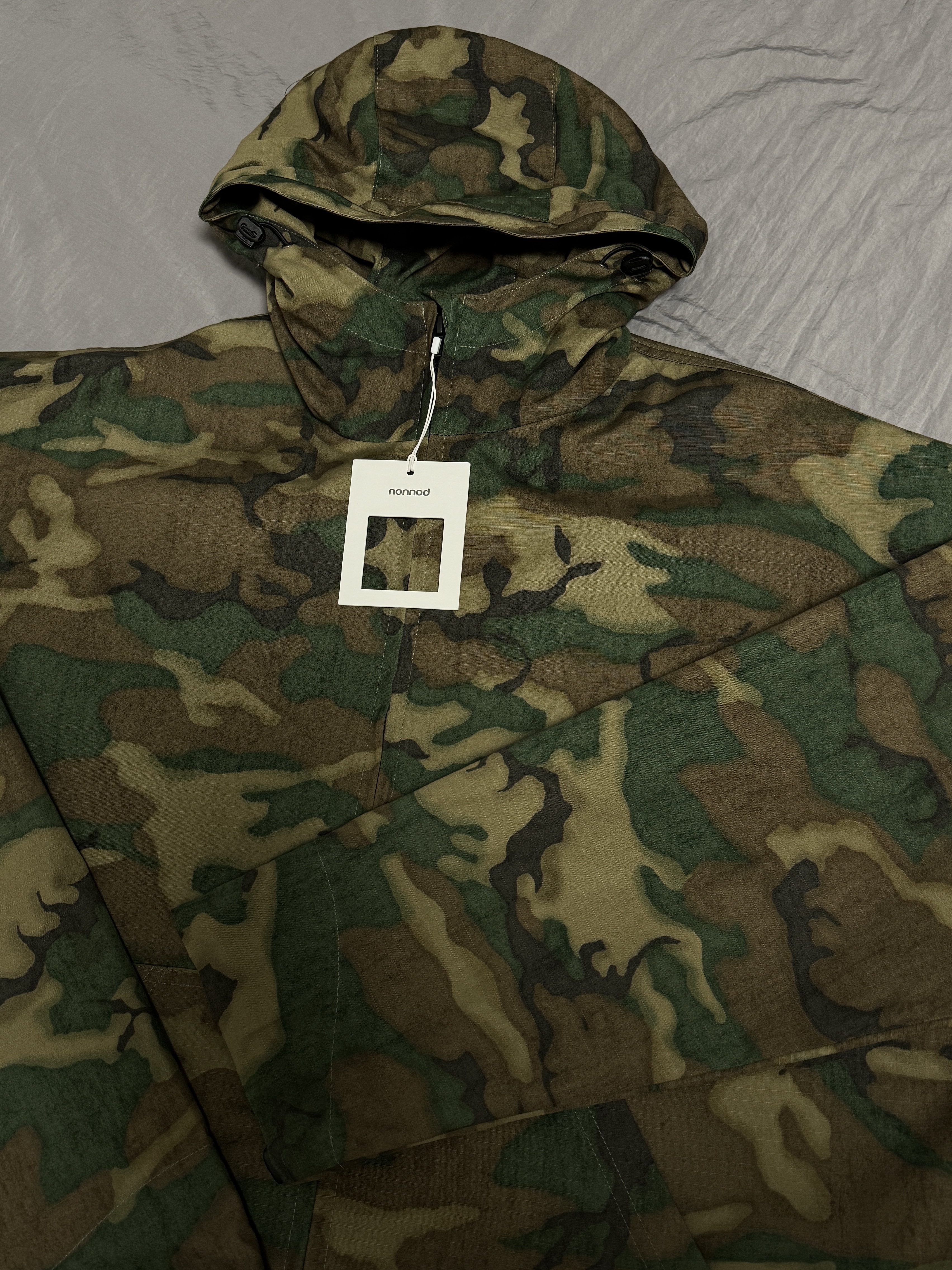 Nonnod Zip Jacket Camo, Farfromwhat Far Layered Work Pants Coated Black 착용 스타일 - 2