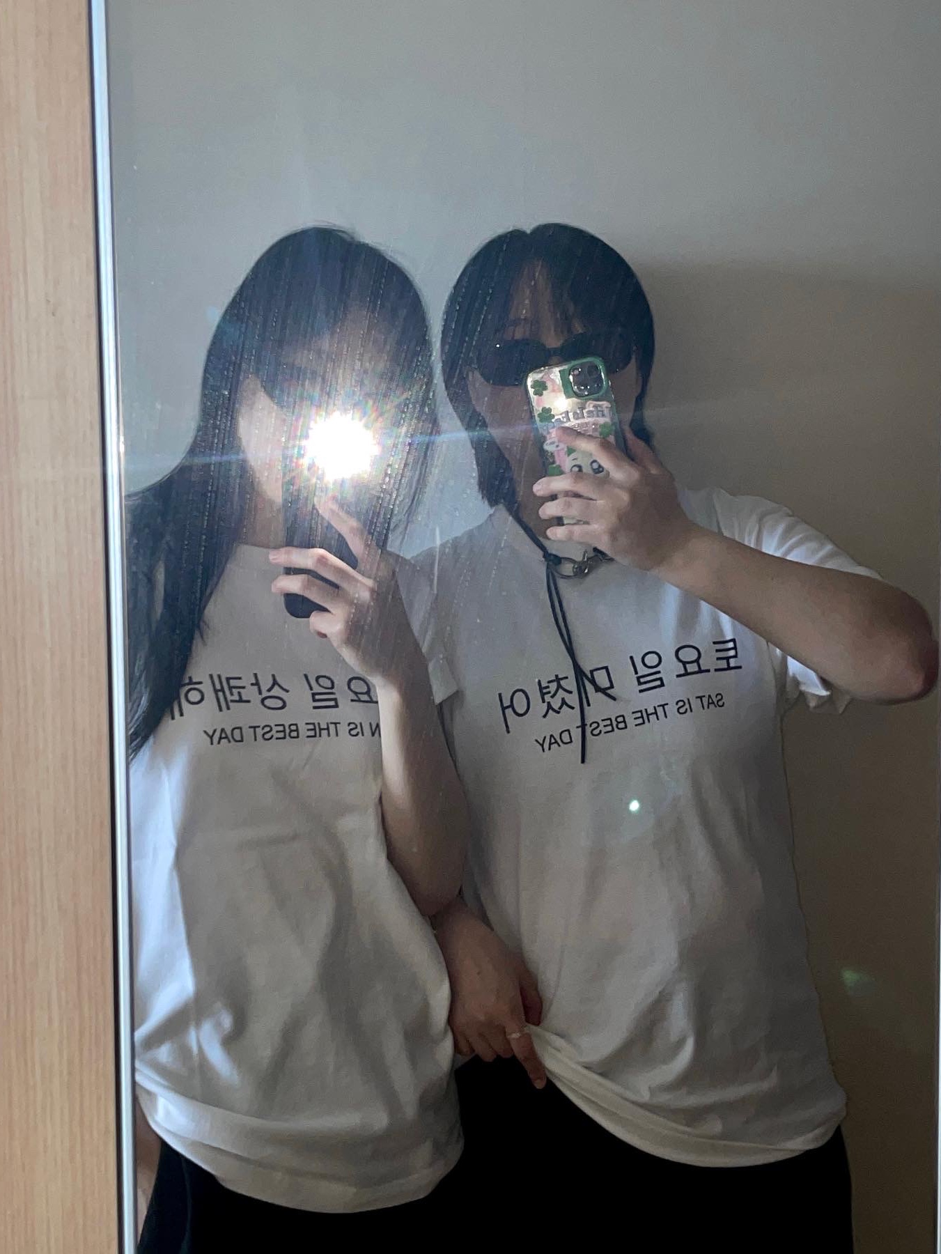 Gentle Monster x Maison Margiela MM106 Black Black, Gentle Monster x Maison Margiela MM107 Black Black 착용 스타일