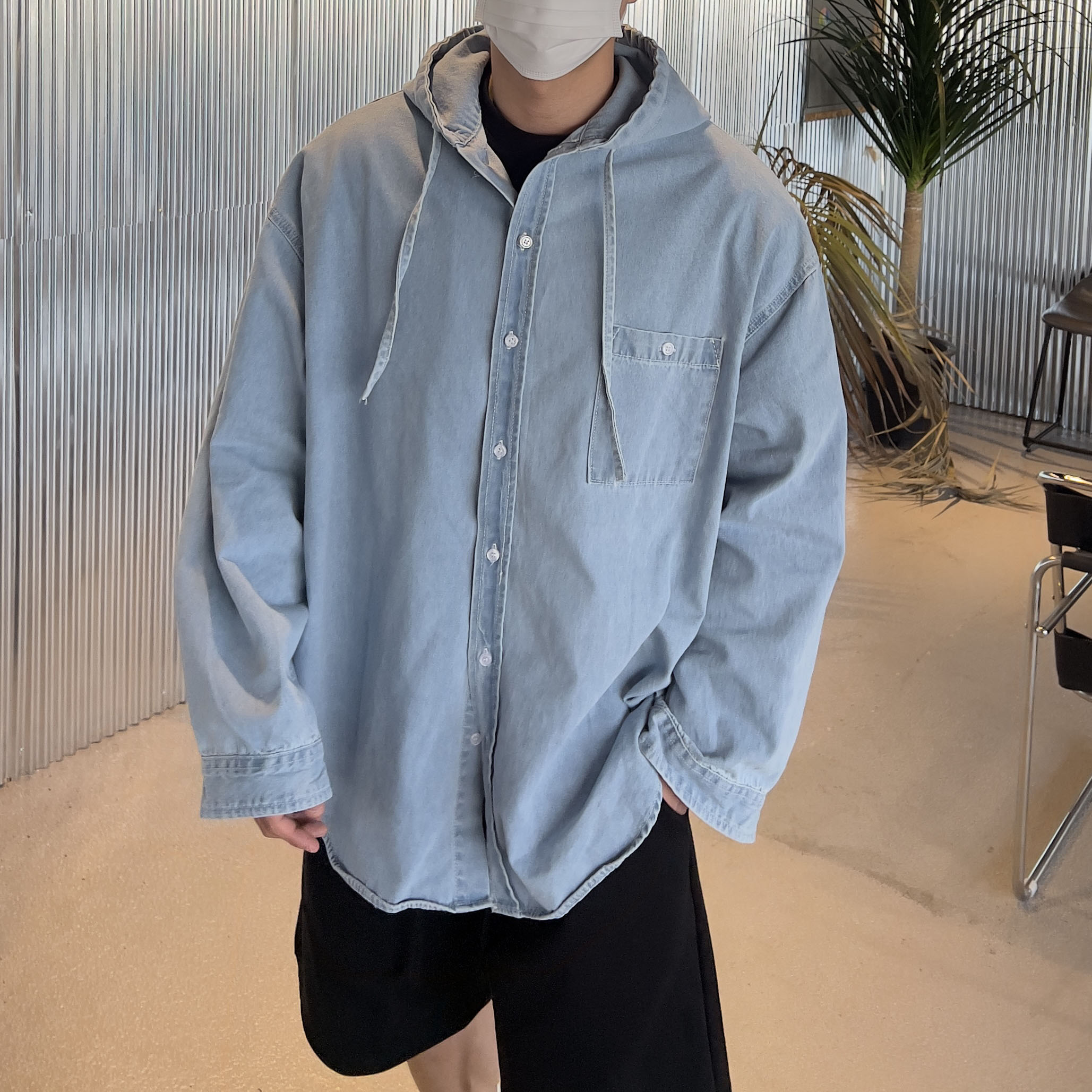 Oakley Factory Team x Brain Dead Flesh Milk Black 착용 스타일 - 4