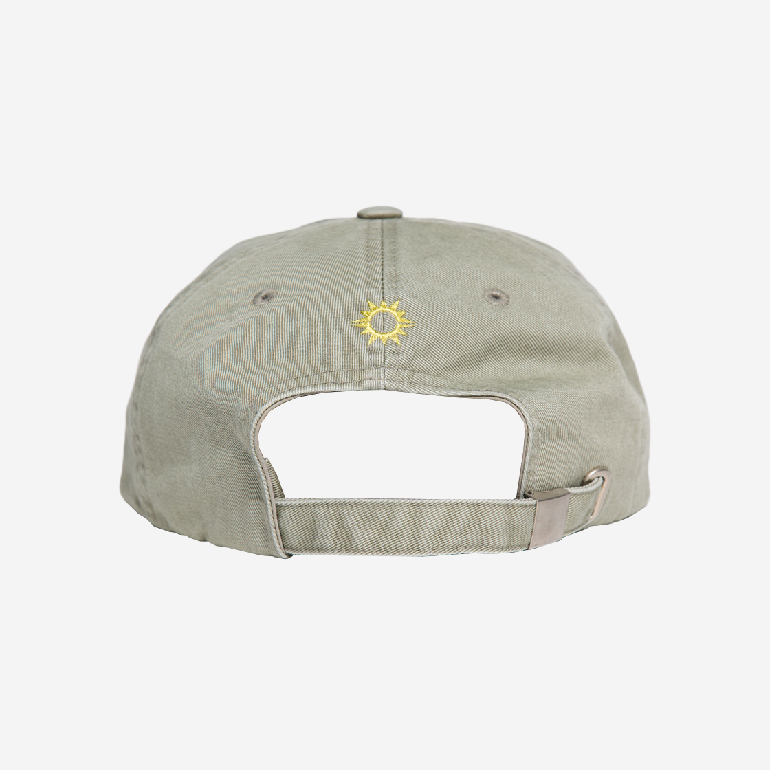 헬로 선라이즈 아치 로고 6패널 캡 카키 베이지(Hello Sunrise Washed Arch Logo 6Panel Cap Khaki Beige) - 3