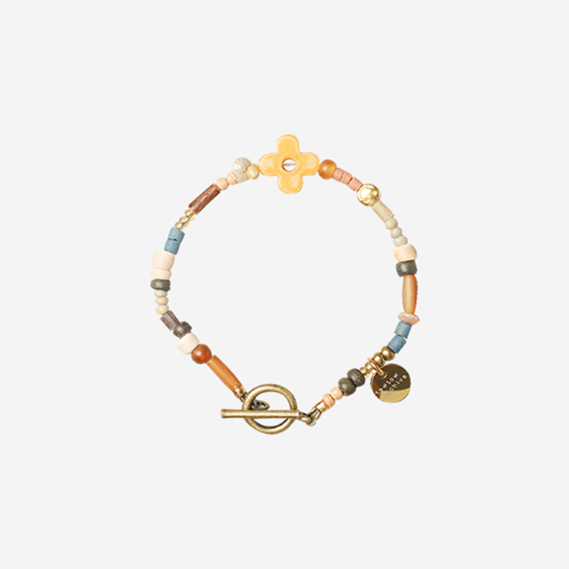 ★tow tow archive★ Clover Symbol Bracelet Carrot TBH12ABTB0 TOWTOW ARCHIVE Clover Symbol Bracelet