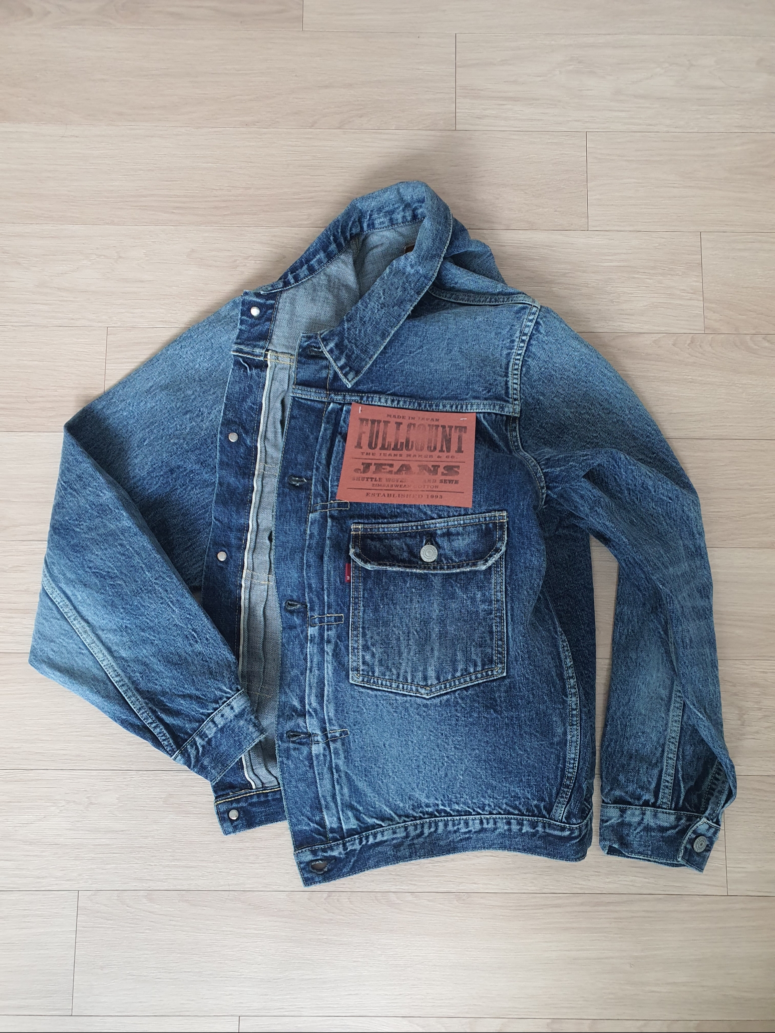 Fullcount 2978 2107 Dartford Indigo Blue 착용 스타일