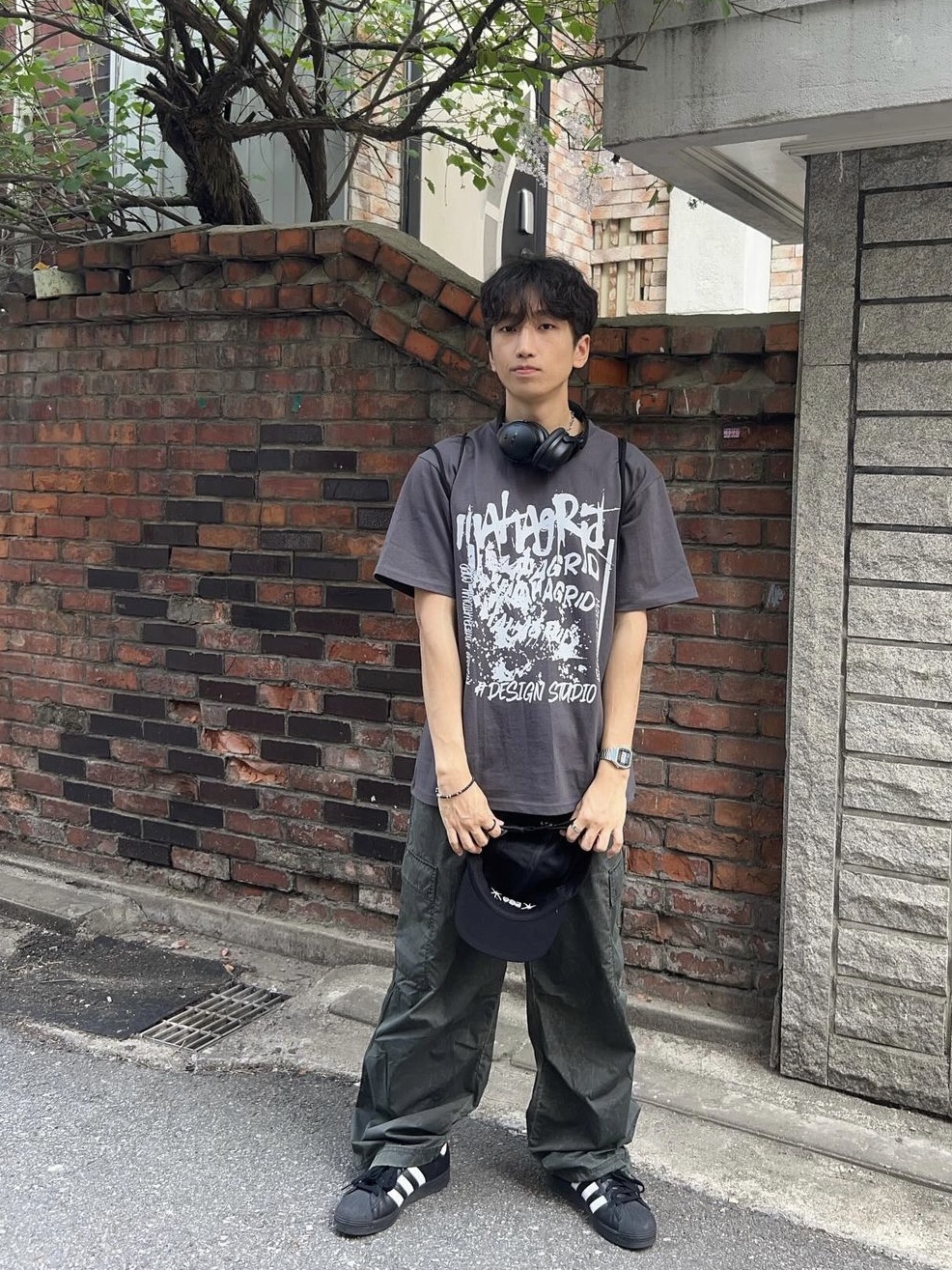 Yunse Women Hatch Ego Camp Cap Black 착용 스타일 - 2