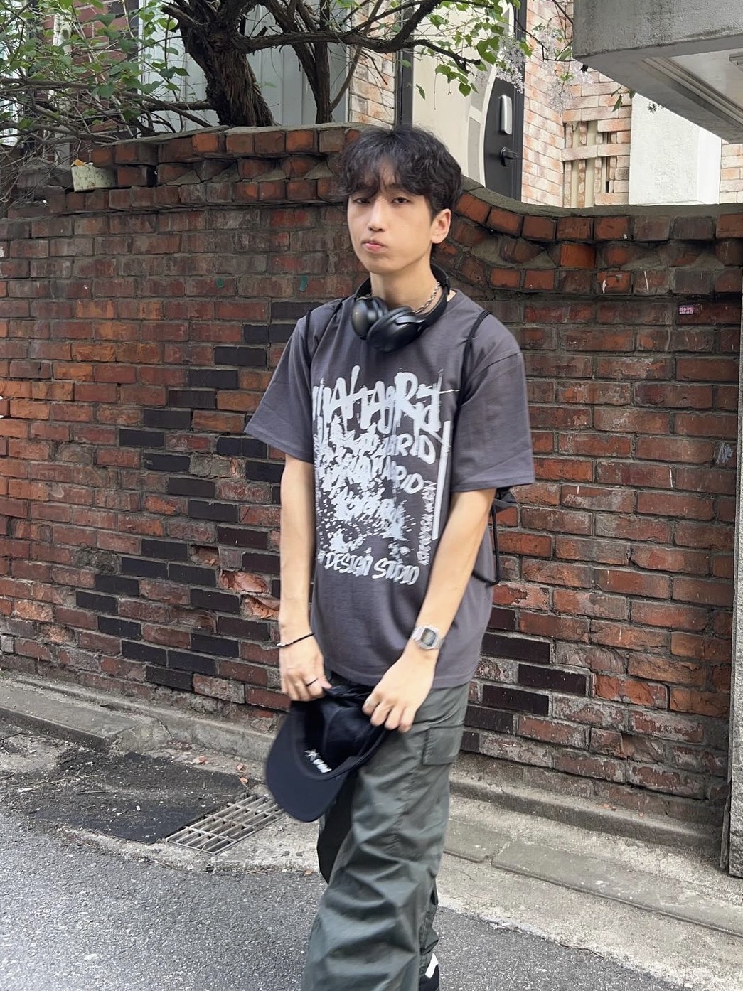 Yunse Women Hatch Ego Camp Cap Black 착용 스타일 - 3