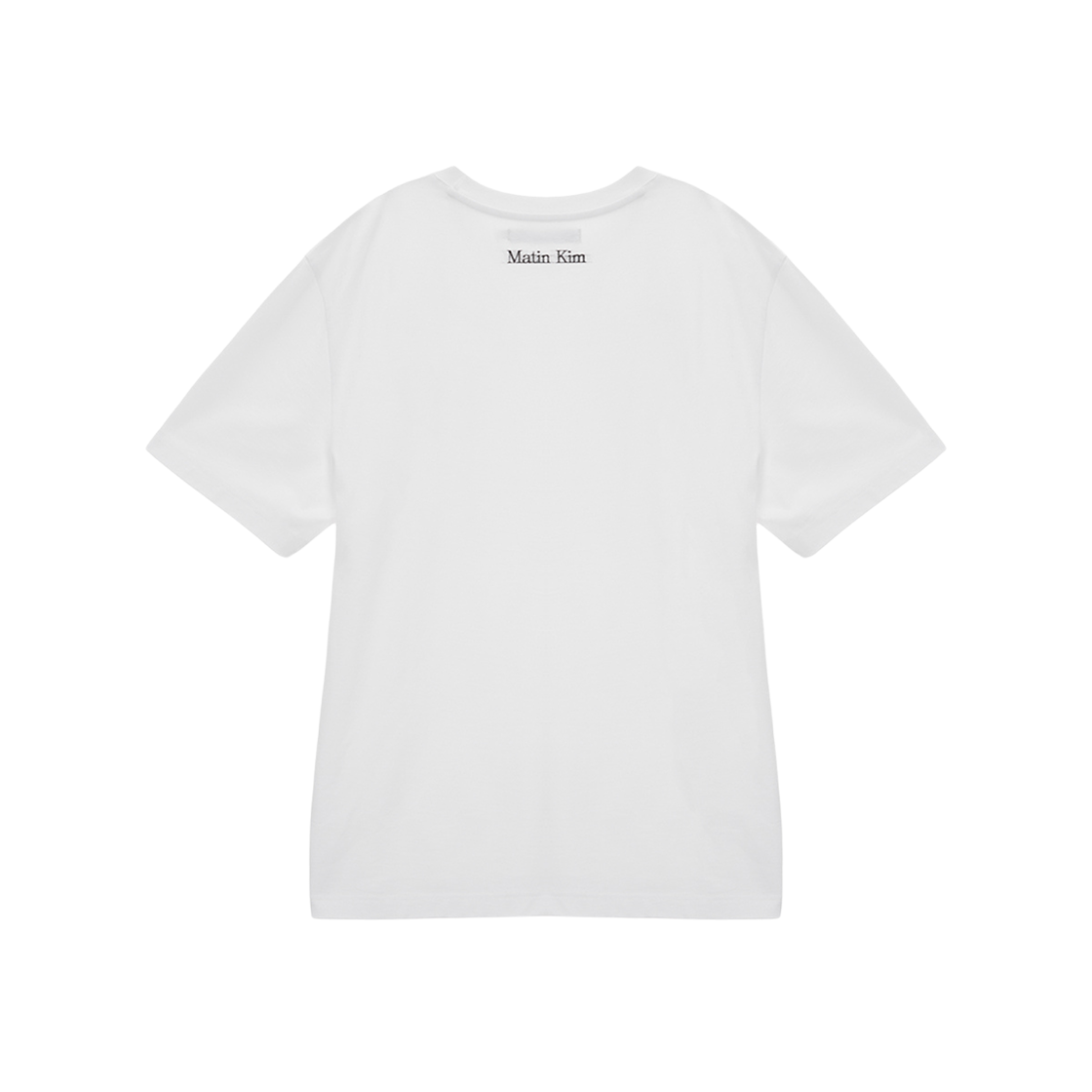 ★Matin Kim★ INK LETTERING TOP IN WHITE MK2400TS023MWH INK LETTERING TOP IN WHITE - MATINKIM