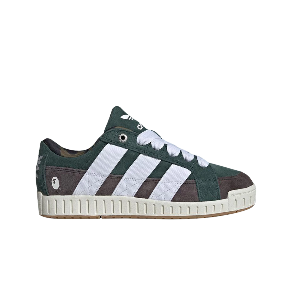 아디다스 x 베이프 로우수트 쉐도우 그린 클라우드 화이트(Adidas x BAPE Lawsuit Shadow Green Cloud White)