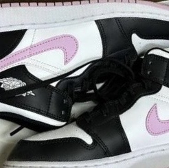 (GS) Jordan 1 Mid Light Arctic Pink 착용 스타일