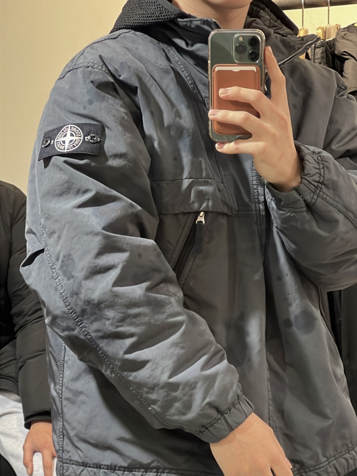 Stone Island 435E1 Hand Colouring on David-TC Down Lead - 23FW 착용 스타일