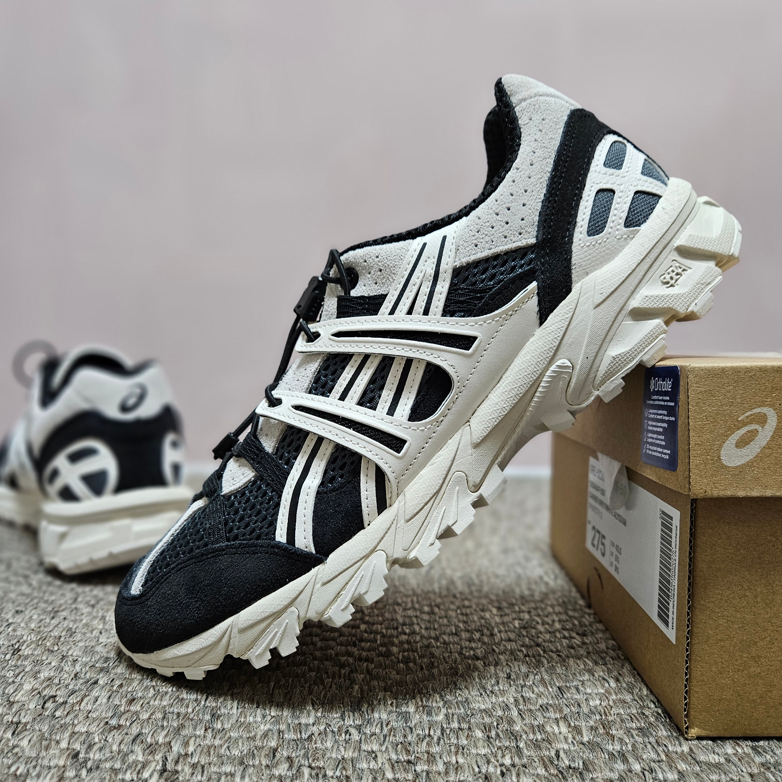 Asics Unlimited Gel-Sonoma 15-50 Carrier Grey White Alyssum 착용 스타일 - 1