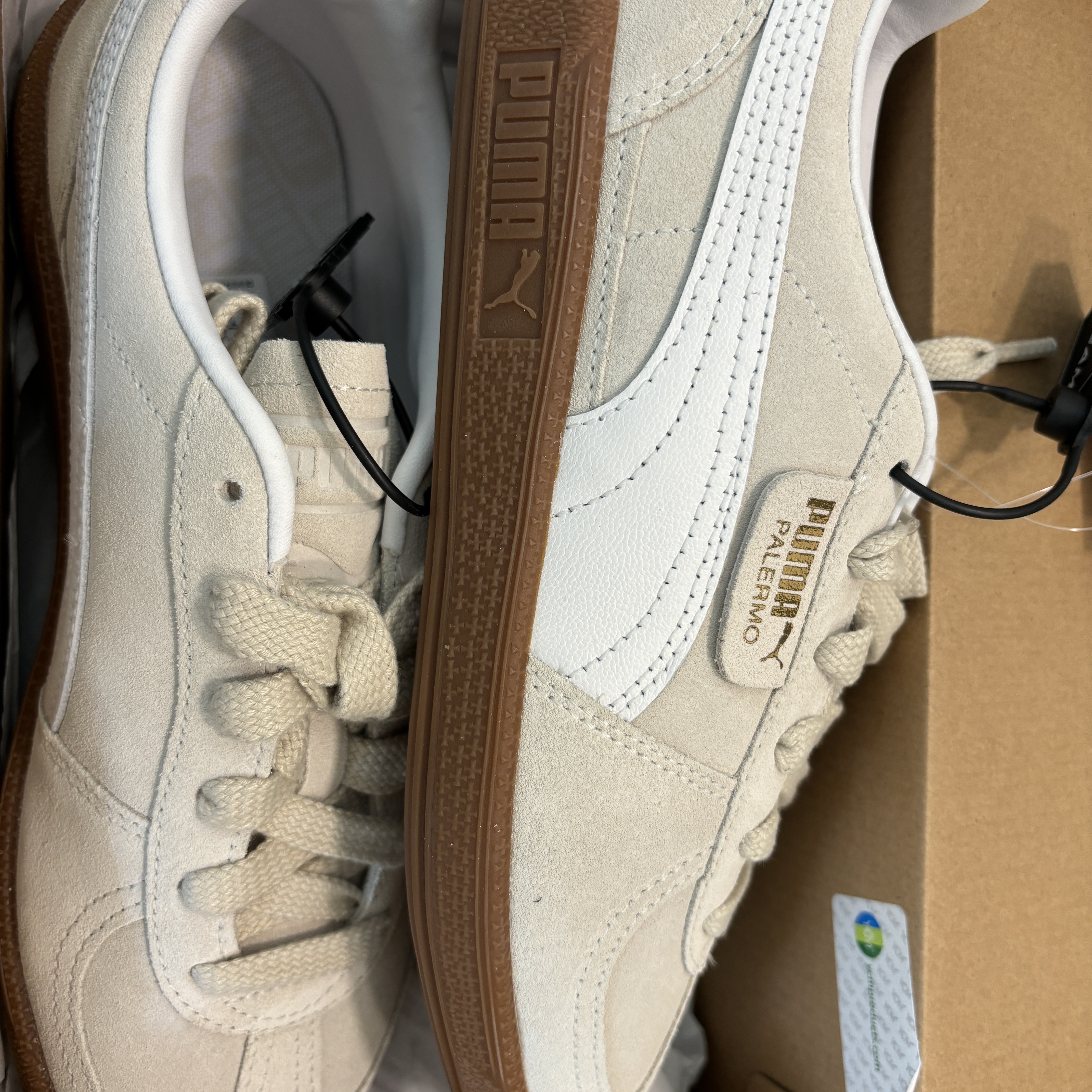 Puma Palermo Alpine Snow White 착용 스타일