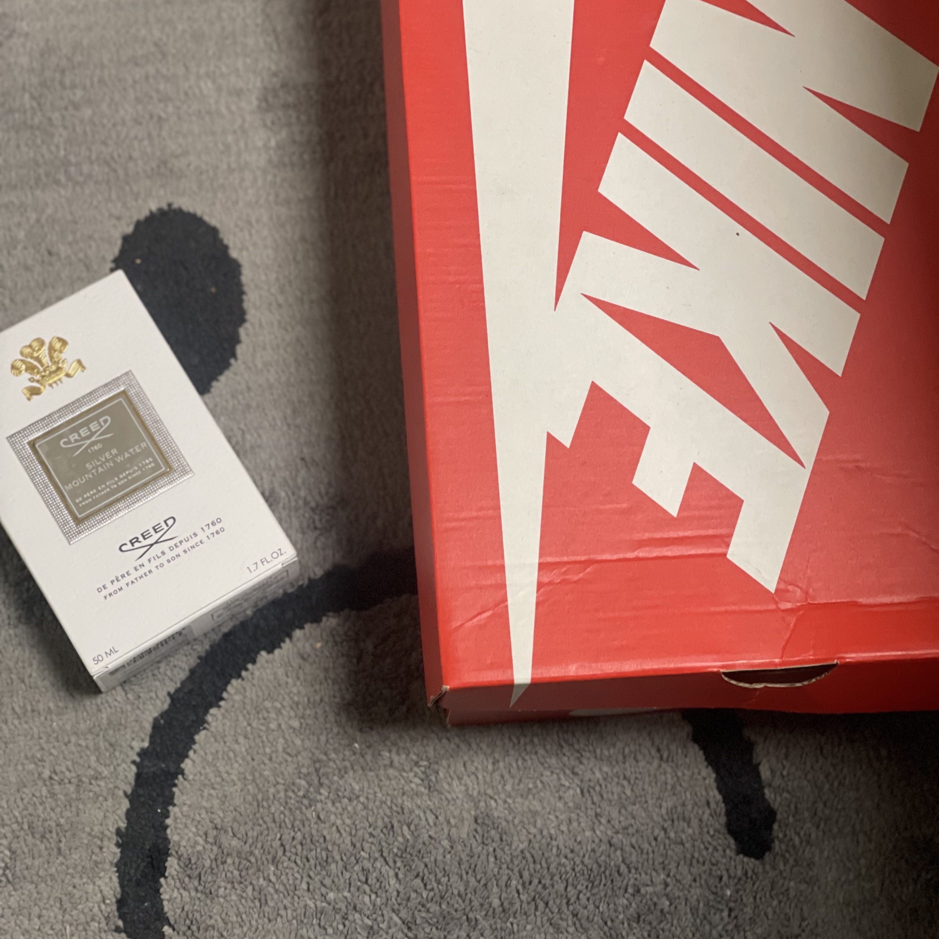 Nike Air VaporMax 97 Silver Bullet, Creed Silver Mountain Water Eau De Parfum 50ml 착용 스타일 - 1