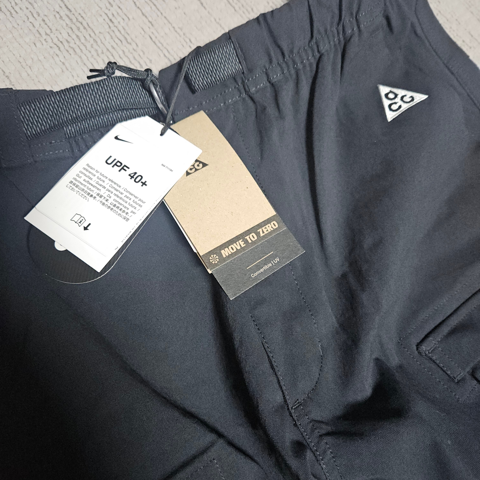 Nike ACG Smith Summit Cargo Pants Black Anthracite - Asia 착용 스타일 - 2