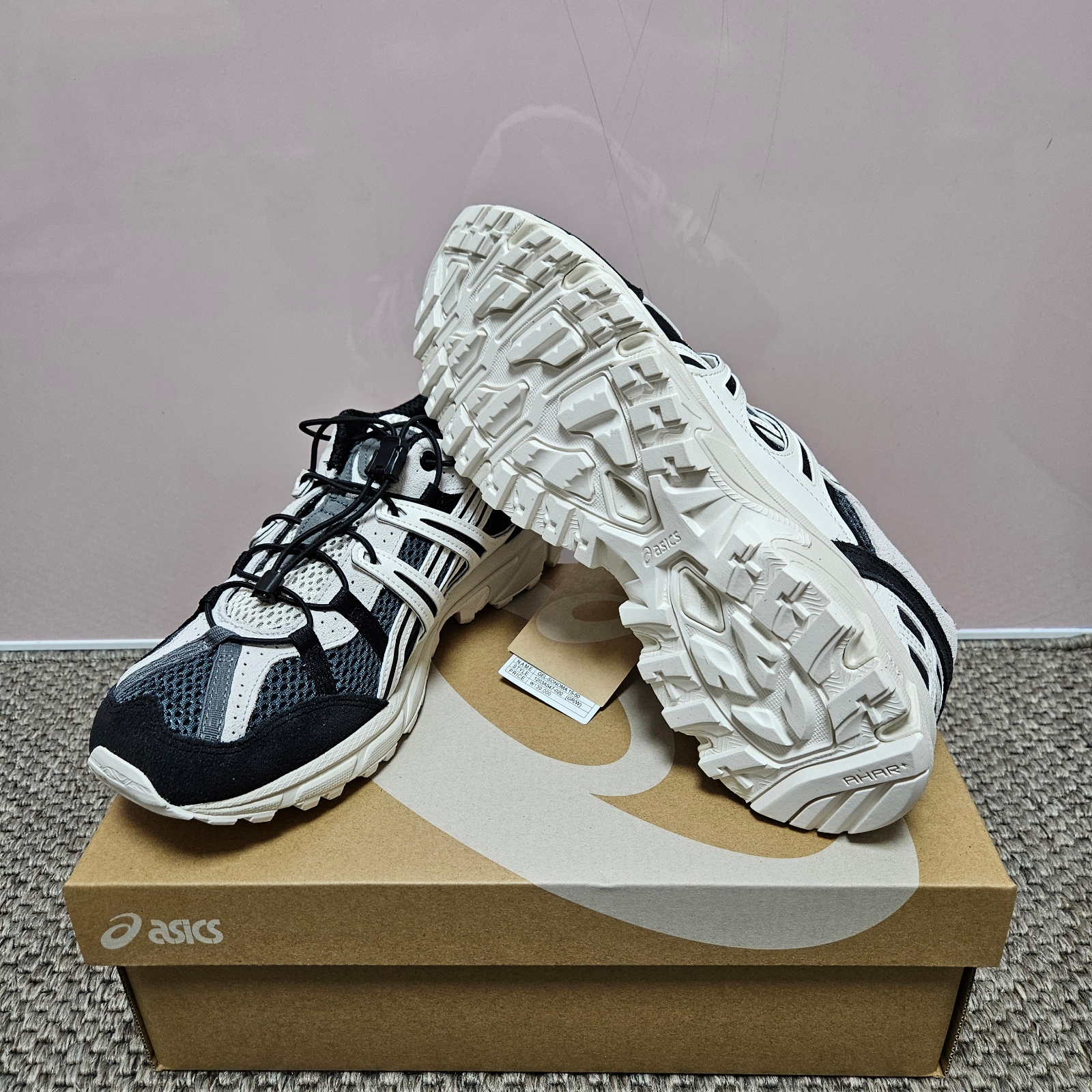 Asics Unlimited Gel-Sonoma 15-50 Carrier Grey White Alyssum 착용 스타일 - 4