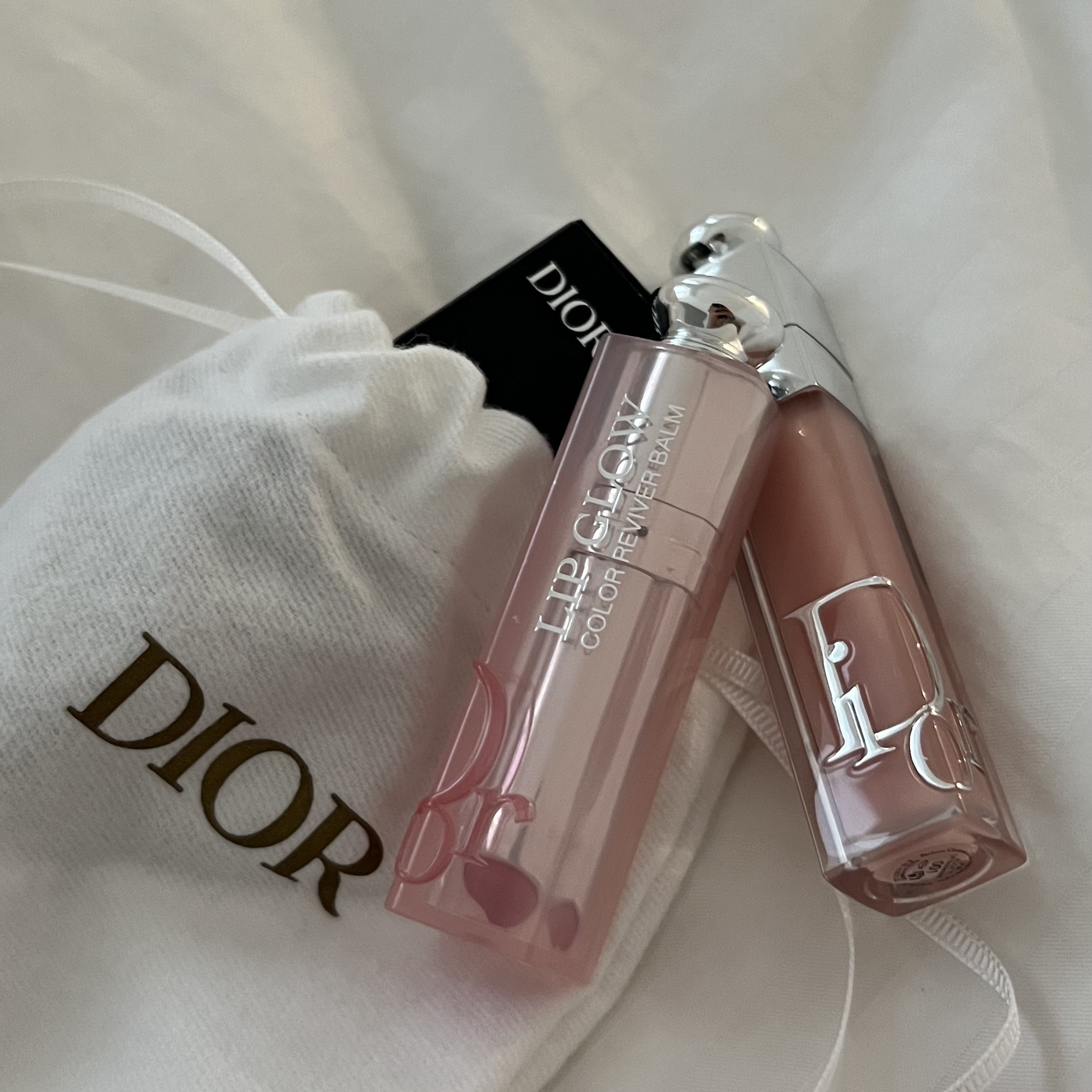 Dior Addict Lip Glow 007 Raspberry 착용 스타일
