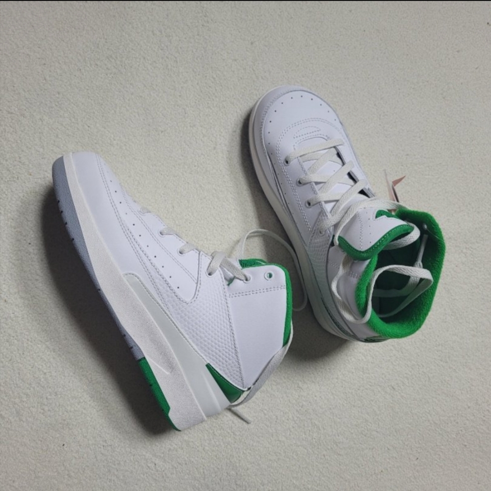 (PS) Jordan 2 Retro Lucky Green 착용 스타일