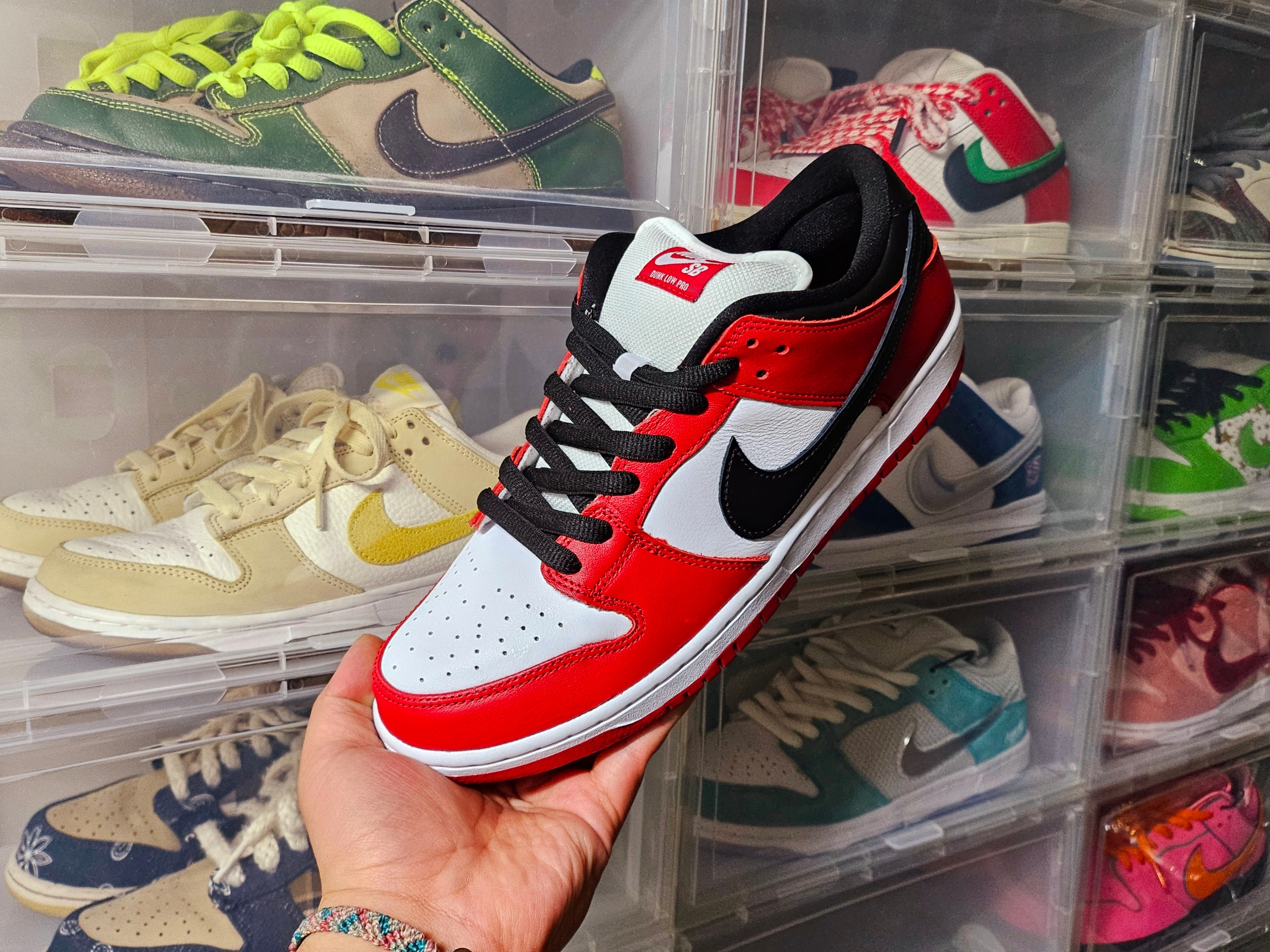 Nike SB Dunk Low Pro Chicago 착용 스타일 - 1