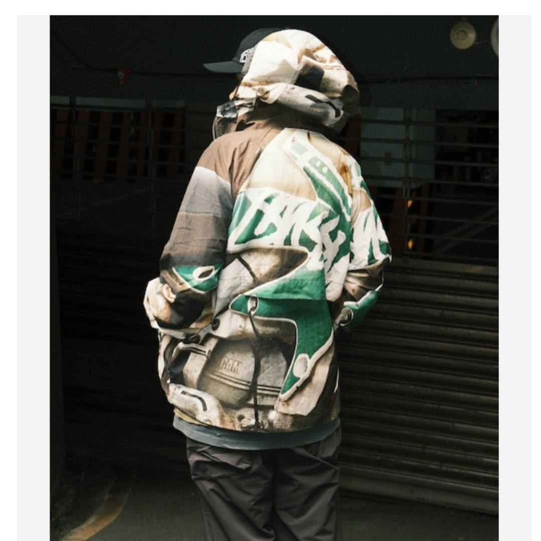 Stussy Beach Shell Baja Print Multi 착용 스타일 - 3