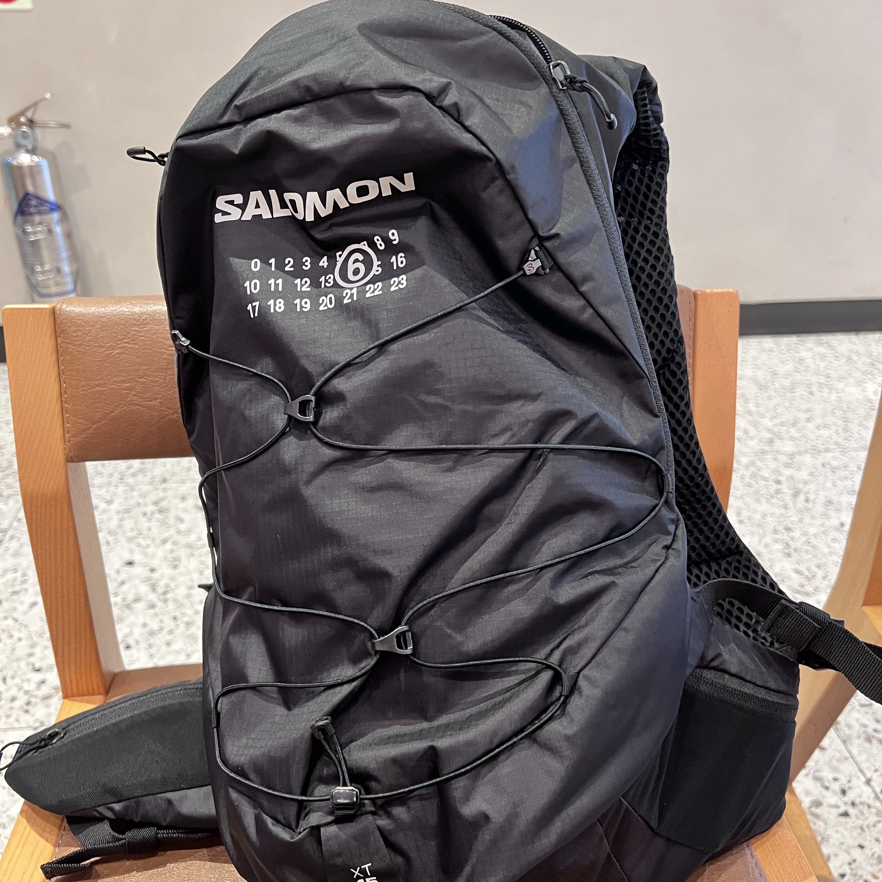 Salomon x MM6 Maison Margiela XT-15 Black 착용 스타일
